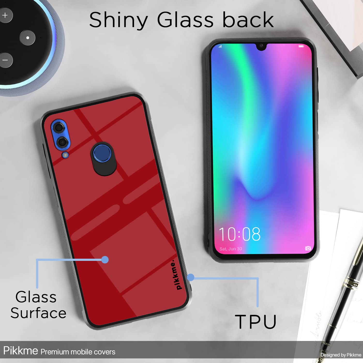 Honor 10 Lite Hybrid mobile back cover by Pikkme – photo 3