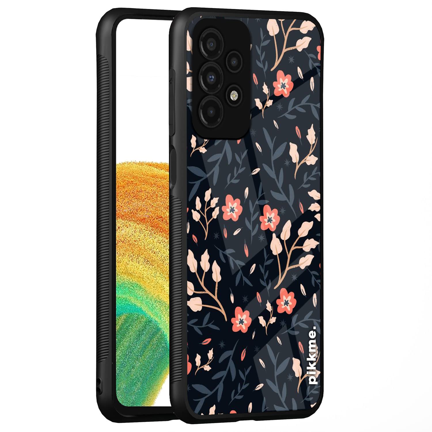 Pikkme Samsung A13 4G Flower mobile back cover