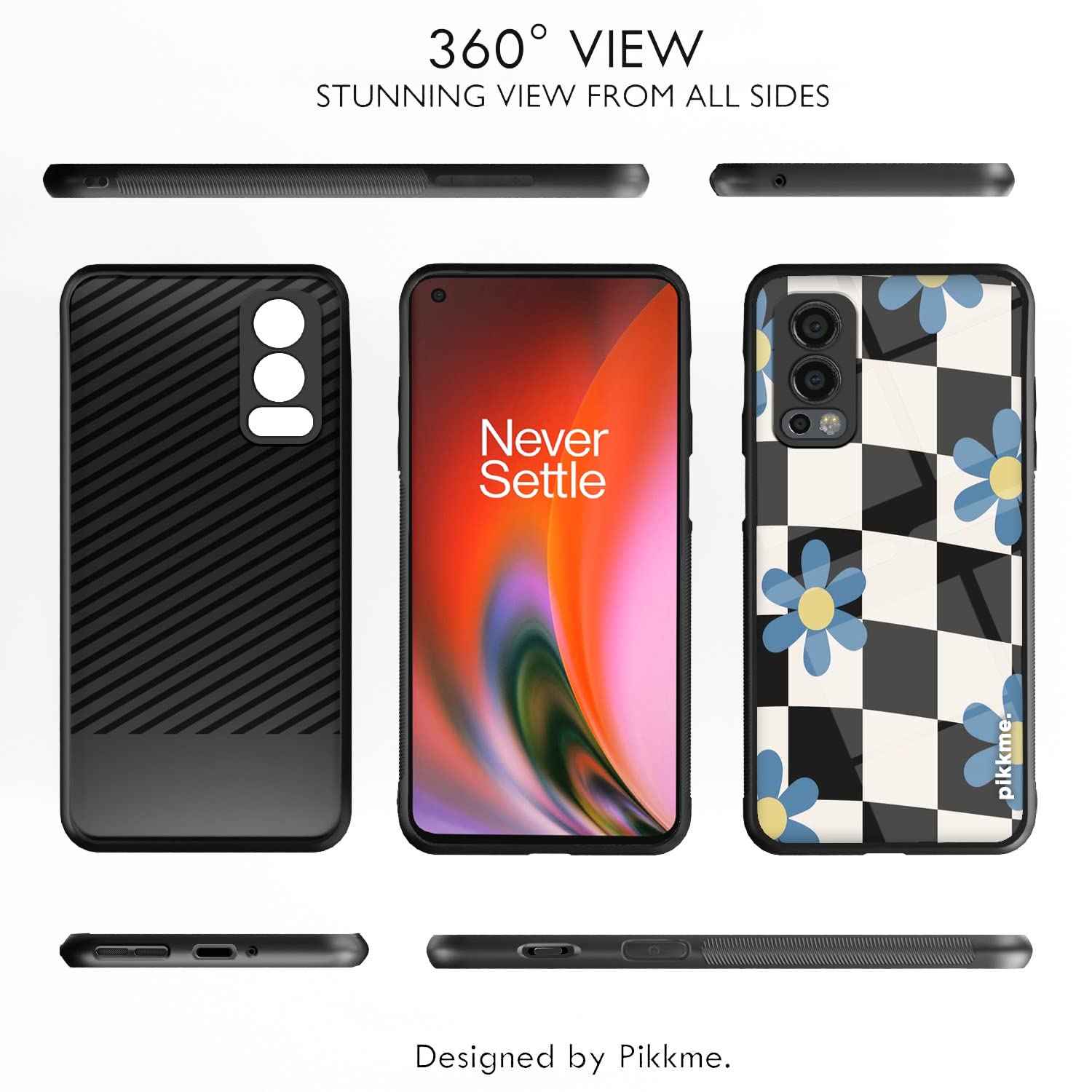 OnePlus Nord 2 5G Flower back cover by Pikkme – photo 2