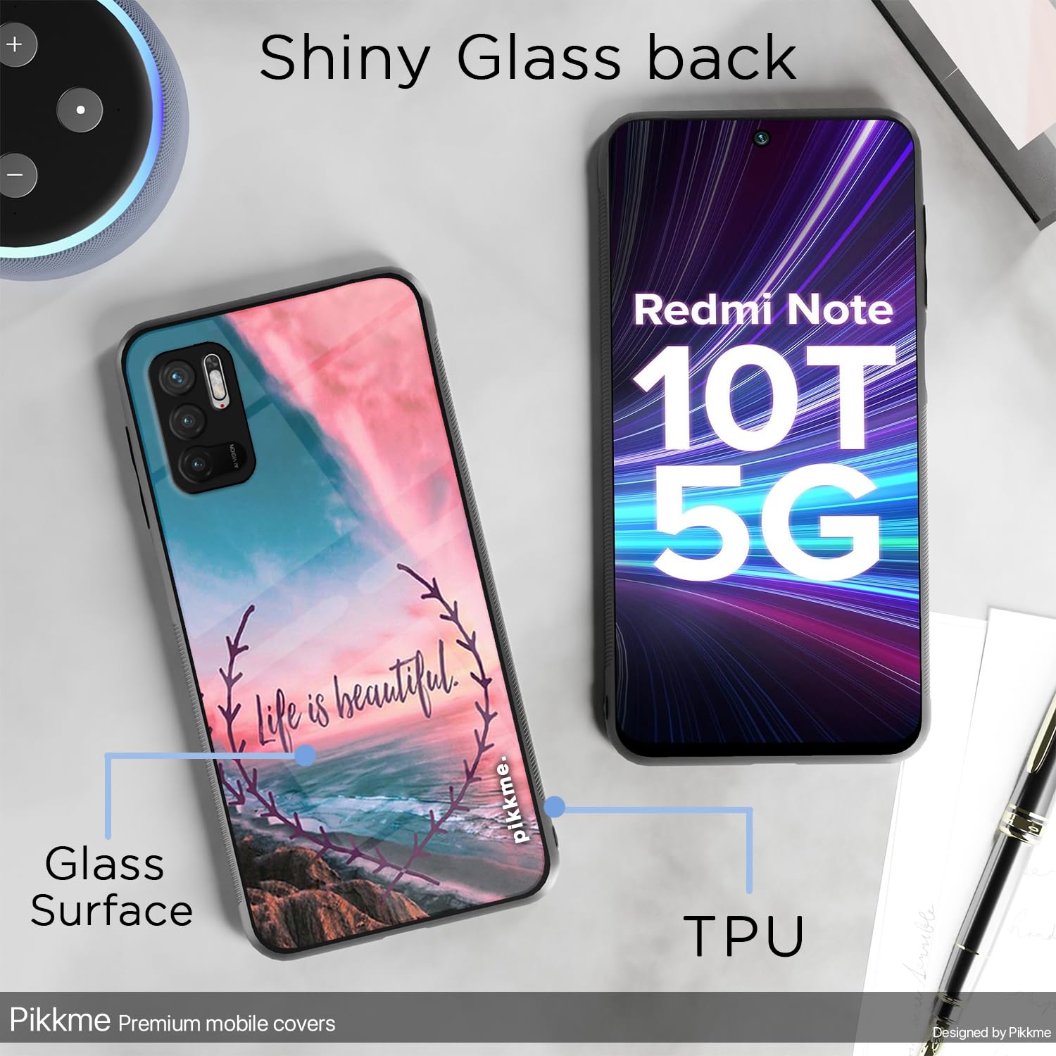 Pikkme Redmi Note 10T/Poco M3 Pro 5G Hybrid mobile cover – photo 3