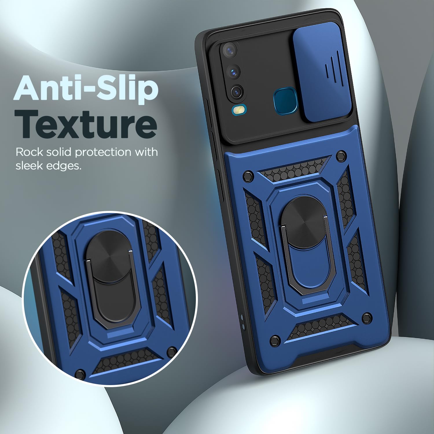 Blue mobile cover for Vivo Y12/Y15/Y17/U10 – Pikkme – photo 7