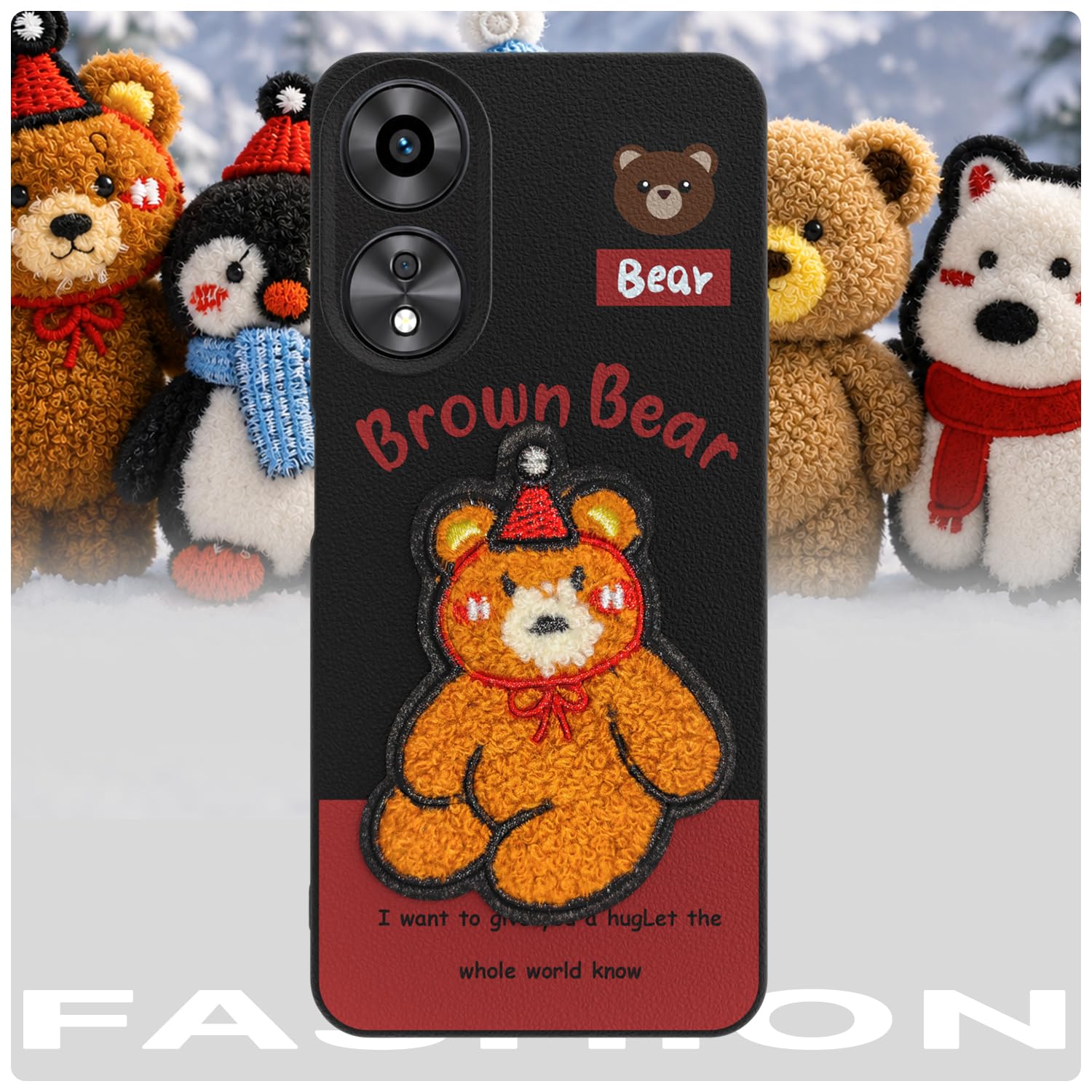 Cherry Plush Patch back cover for Oppo A78 5G – Pikkme – photo 7