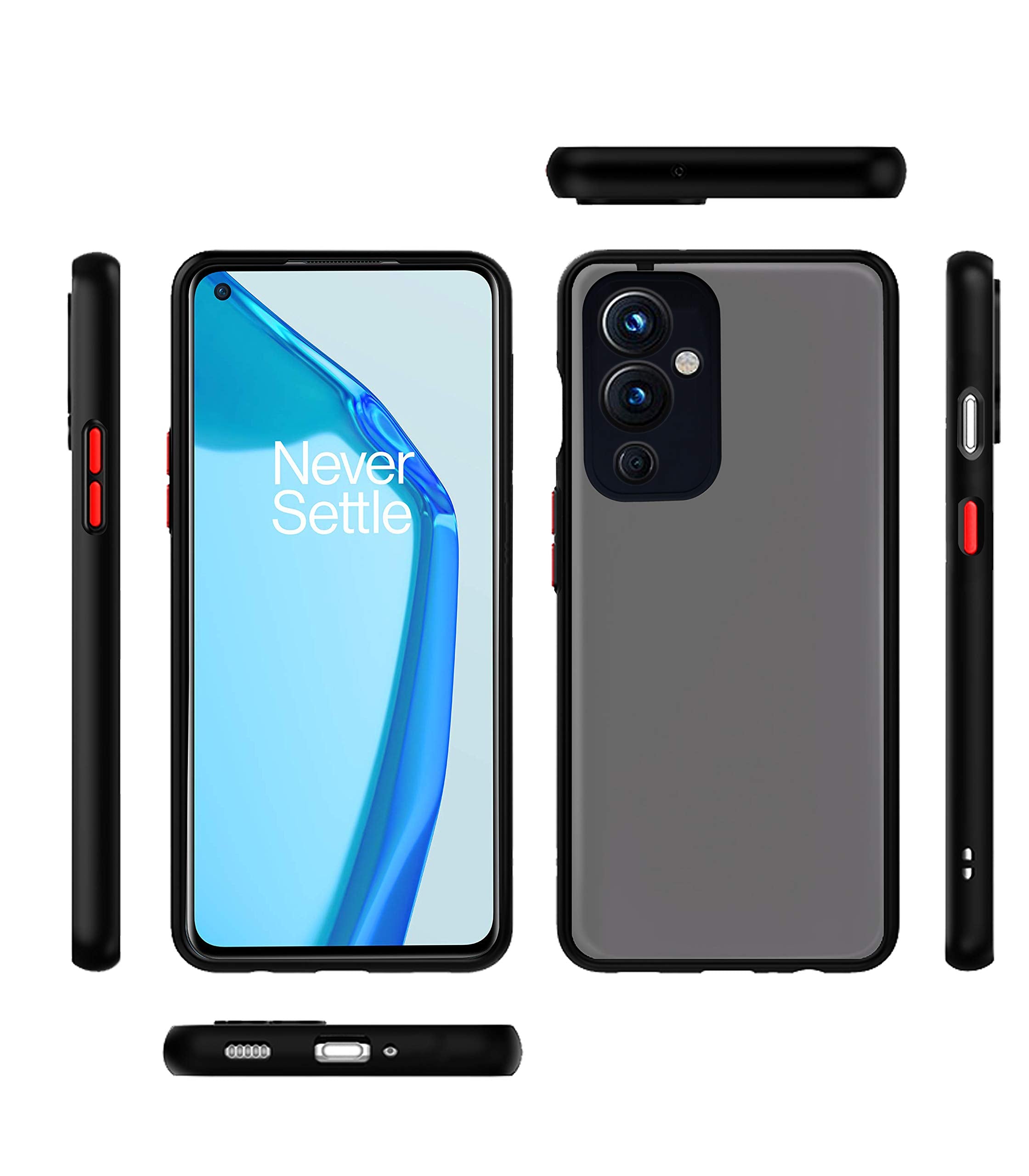 Pikkme black back cover for OnePlus 9 – photo 2