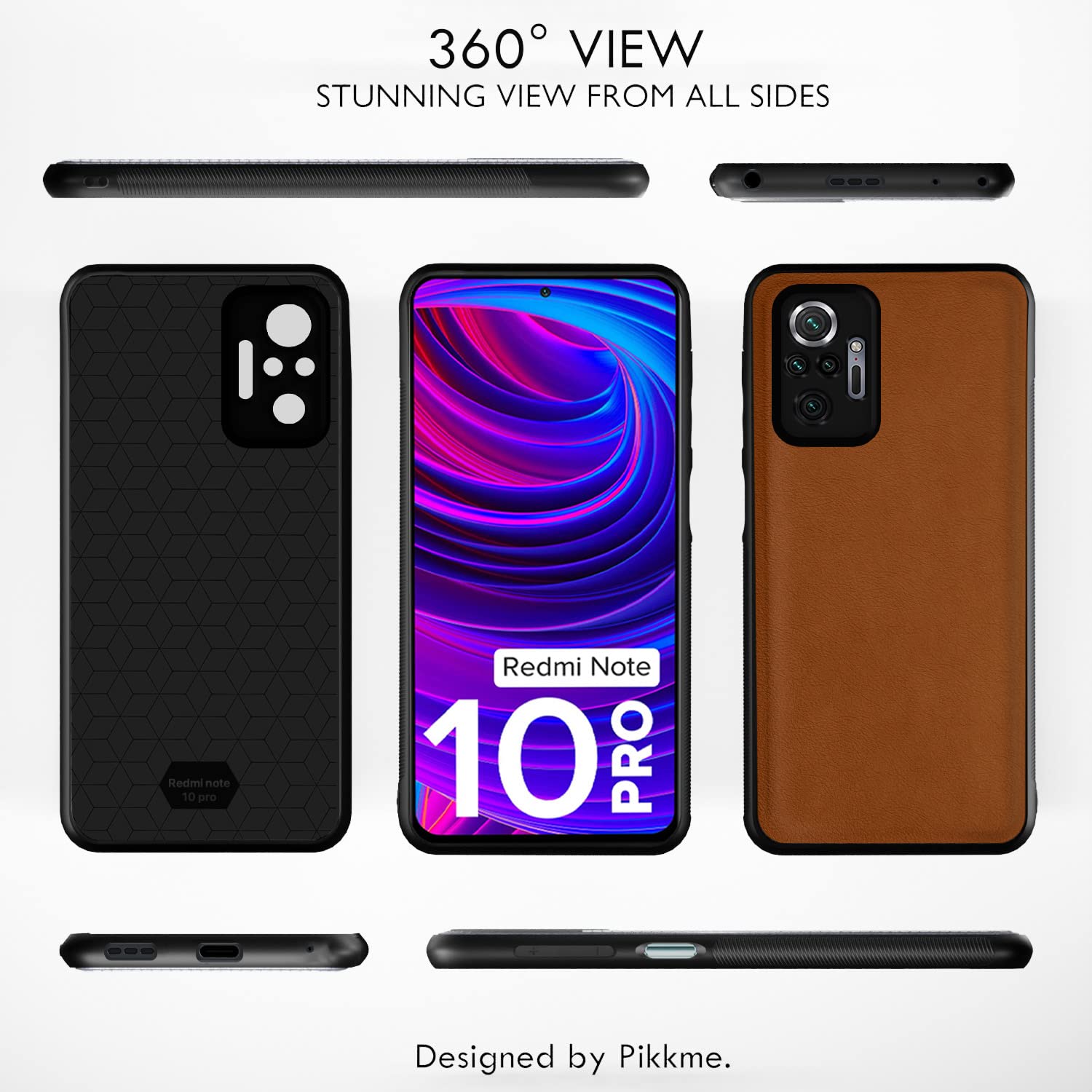 Camel Leather mobile cover for Redmi Note 10 Pro/Note 10 Pro Max – Pikkme – photo 2