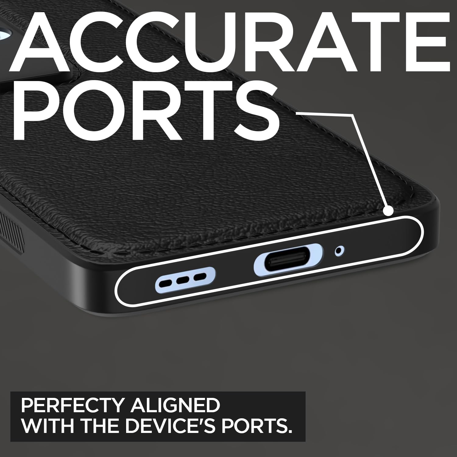 Pikkme Oppo F25 Pro 5G Leatherback Back Case | Black