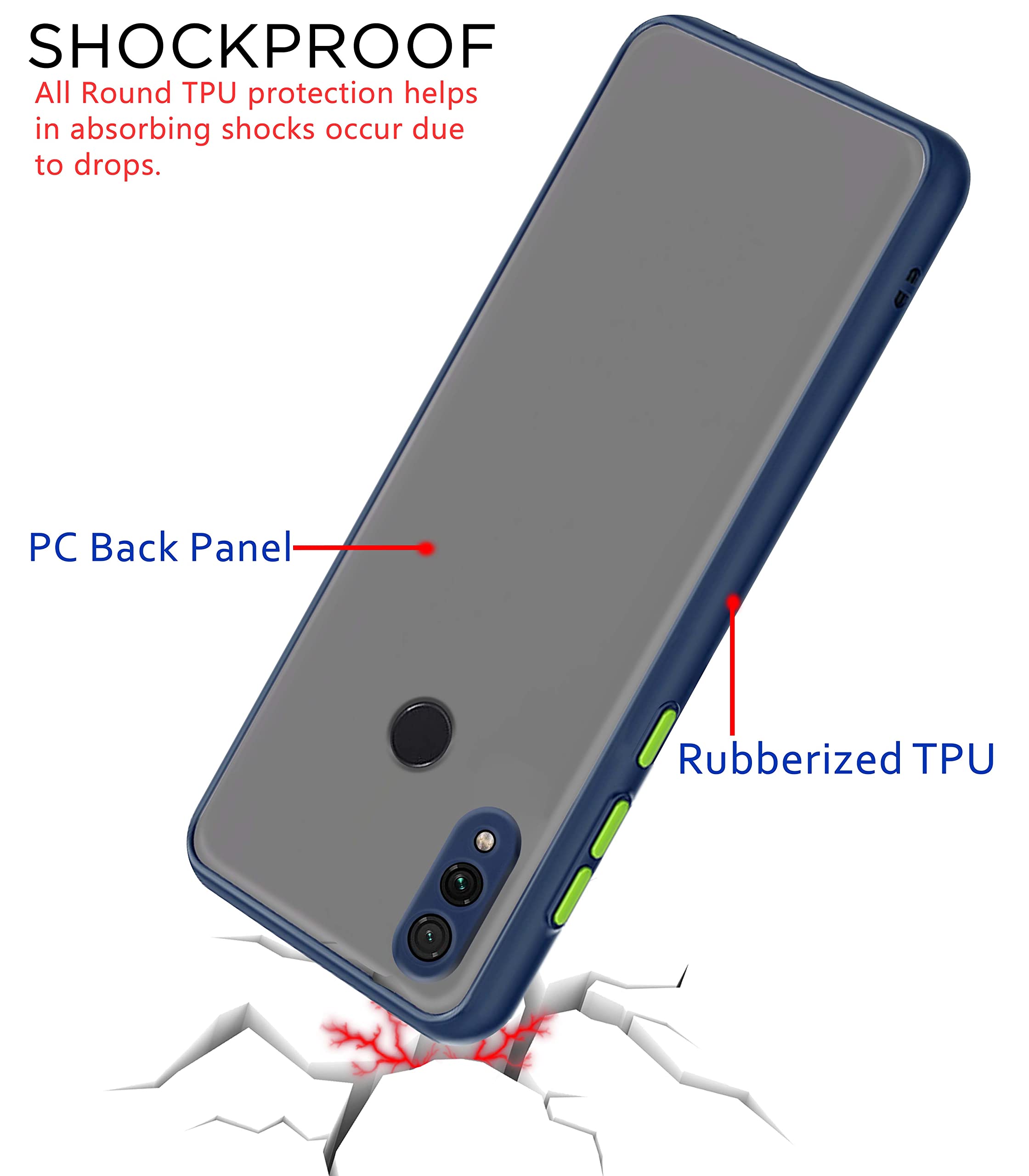Redmi Note 7/Note 7 Pro/Note 7S phone cover in blue by Pikkme – photo 4