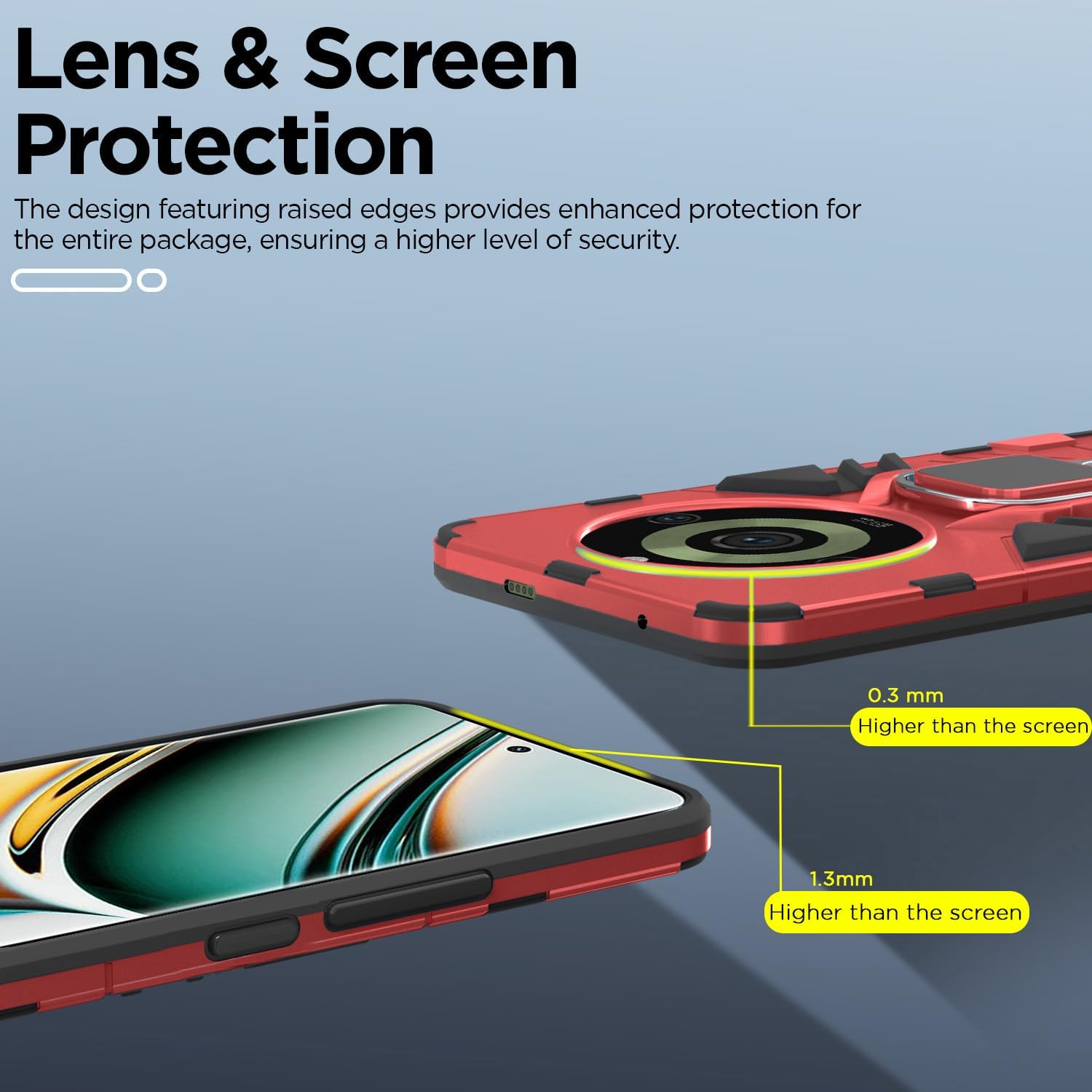 Pikkme Realme 11 Pro/Pro Plus 5G red back cover – photo 5