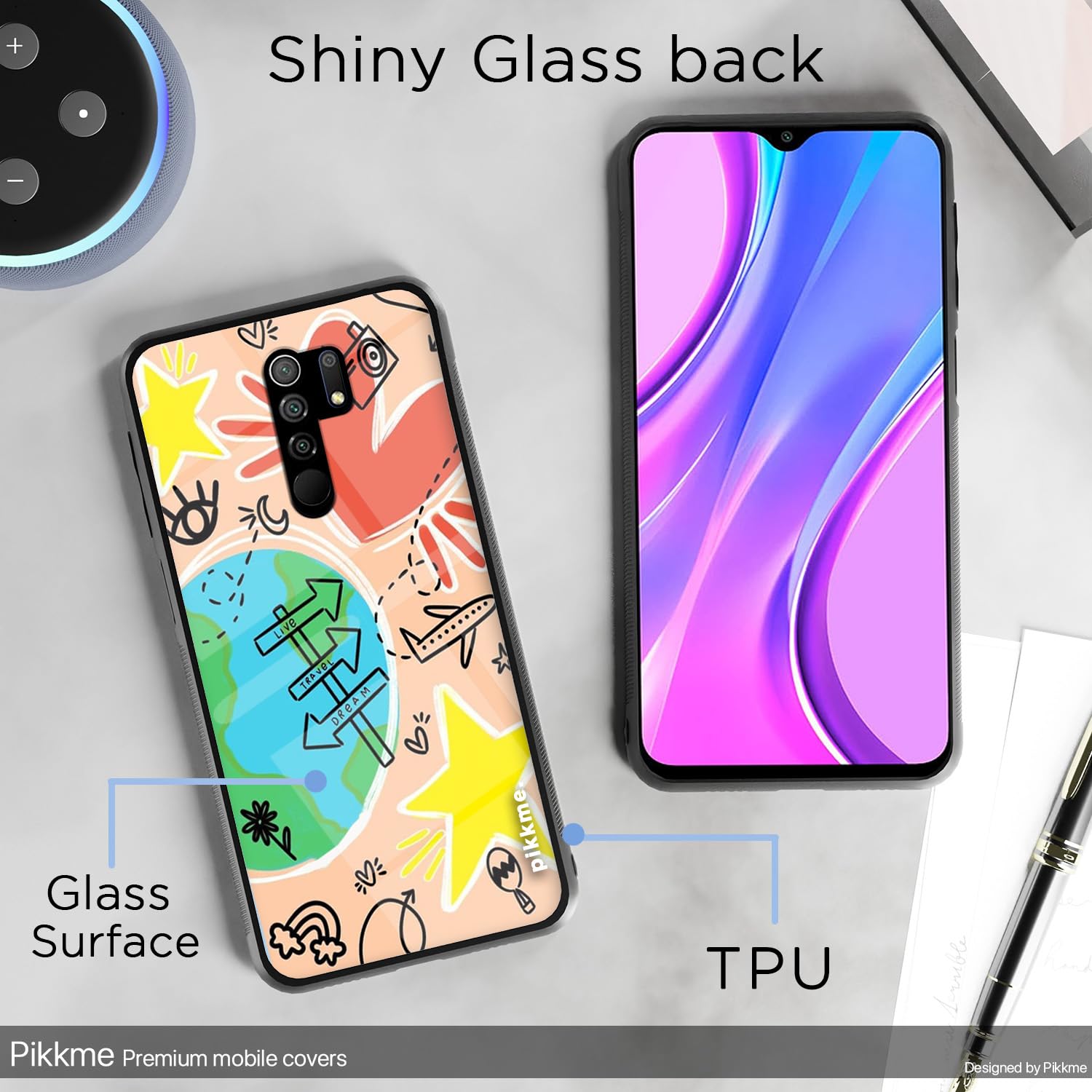 Pikkme Redmi 9 Prime Hybrid mobile cover – photo 3