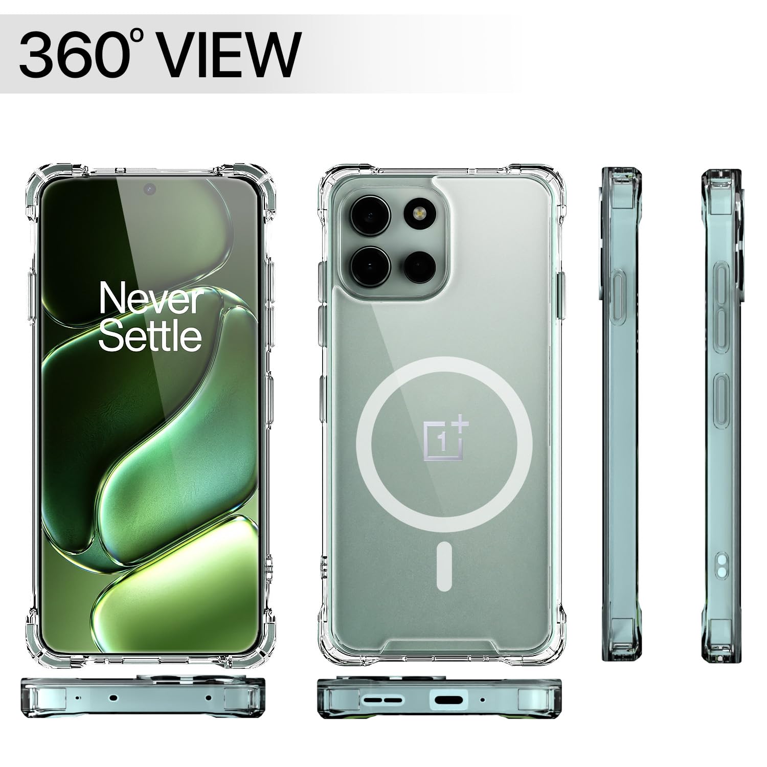 Pikkme OnePlus Nord 6 5G MagSafe transparent mag-safe back cover – photo 7