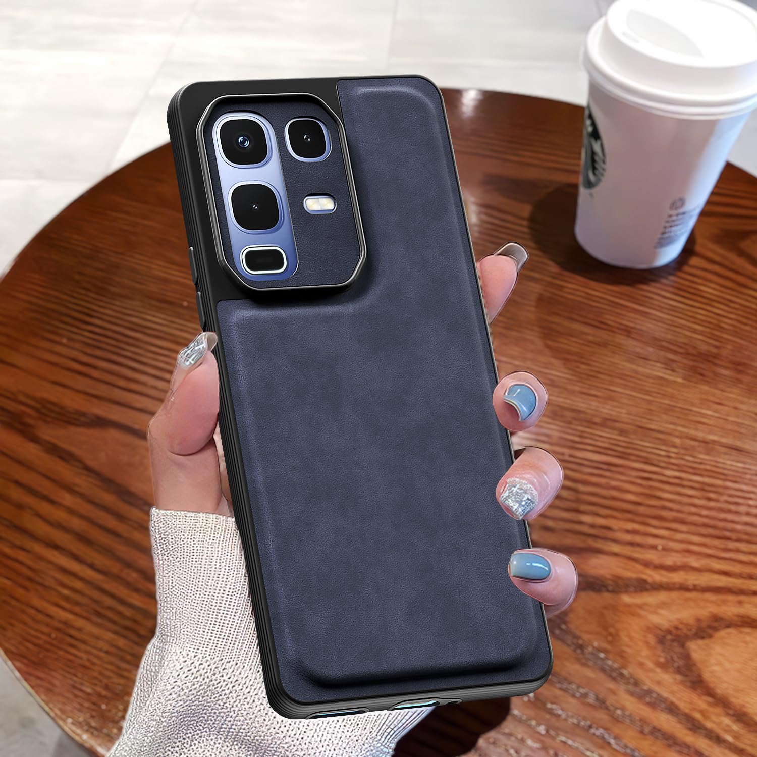 Pikkme blue mobile cover for Infinix Note 50s 5G – photo 7