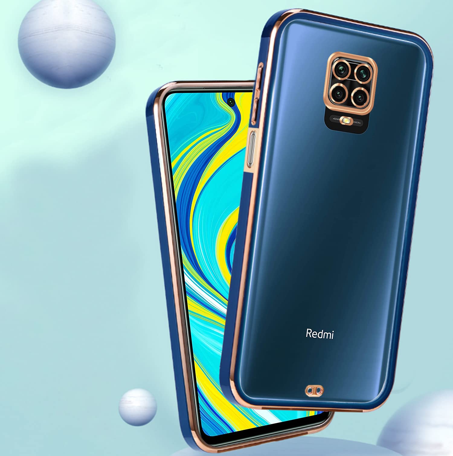 Pikkme blue back cover for Redmi Note 10 Lite/Note 9 Pro/Note 9 Pro Max – photo 6