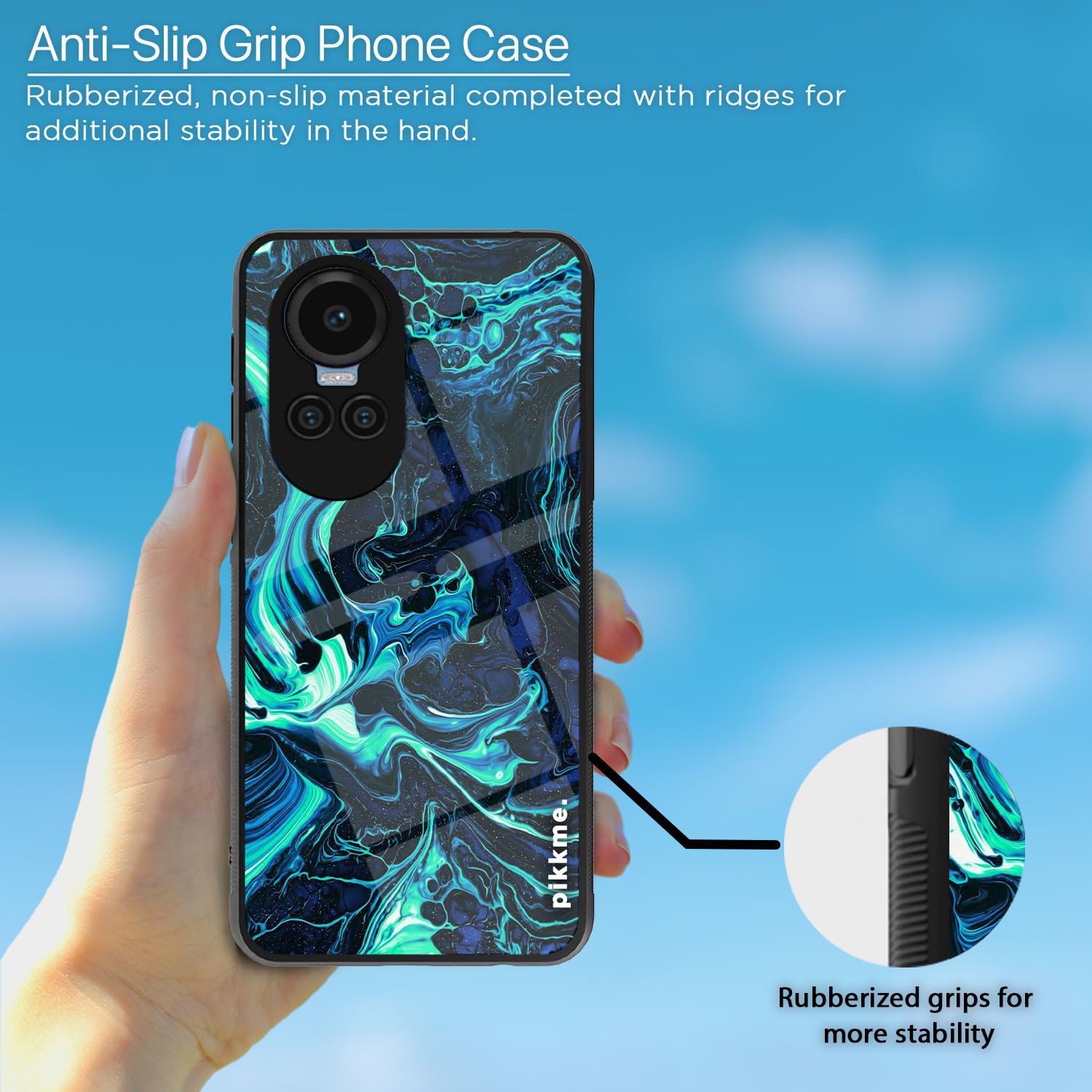 Pikkme Hybrid mobile back cover for Oppo Reno 10 5G – photo 5