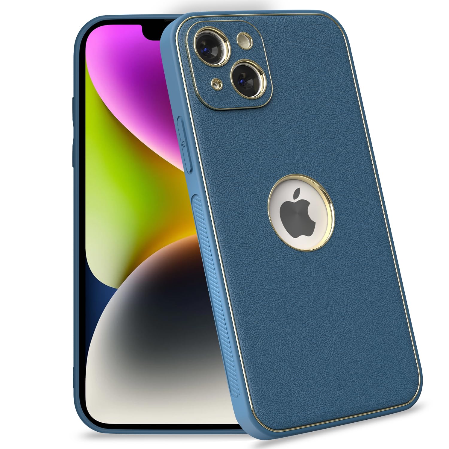 Pikkme iPhone 14 blue mobile cover