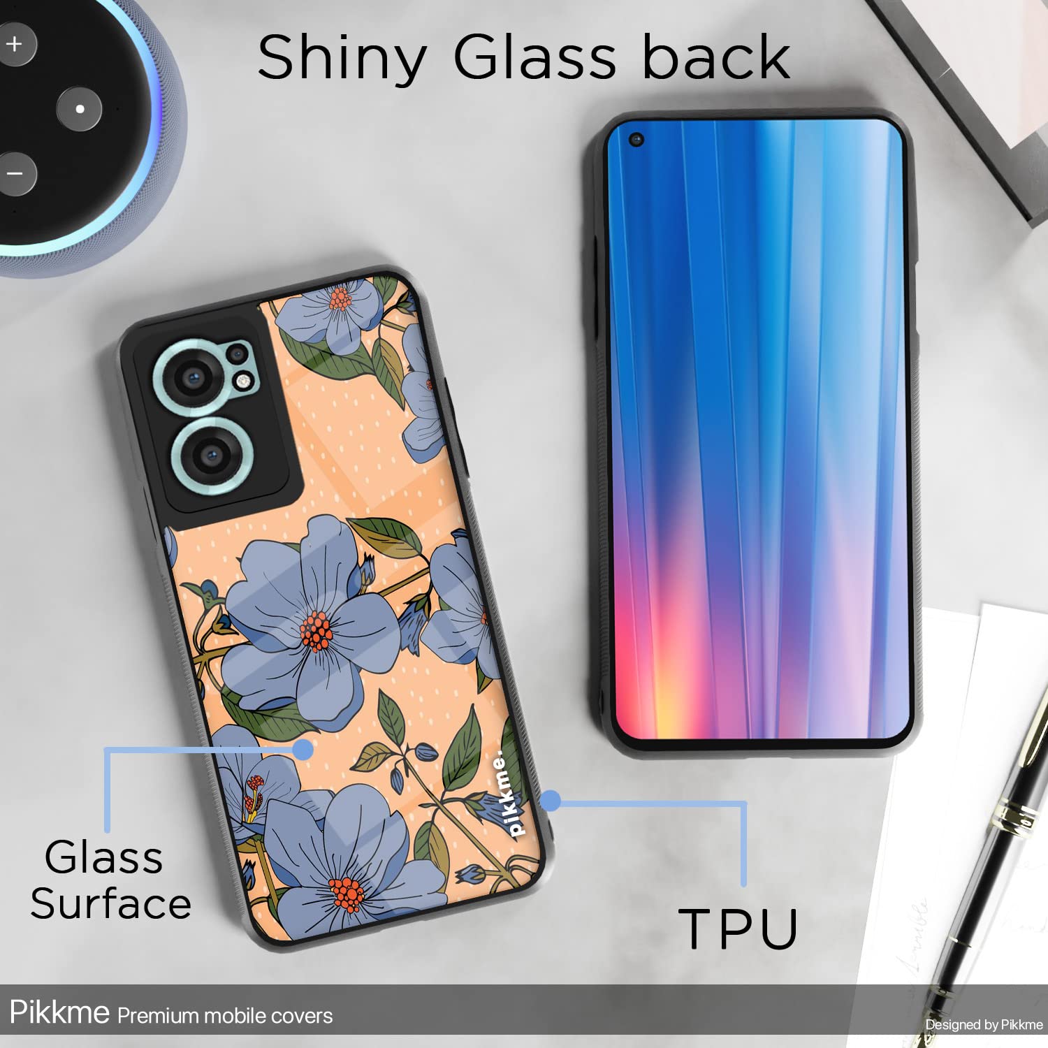 Pikkme Flower mobile back cover for OnePlus Nord CE 2 5G – photo 3