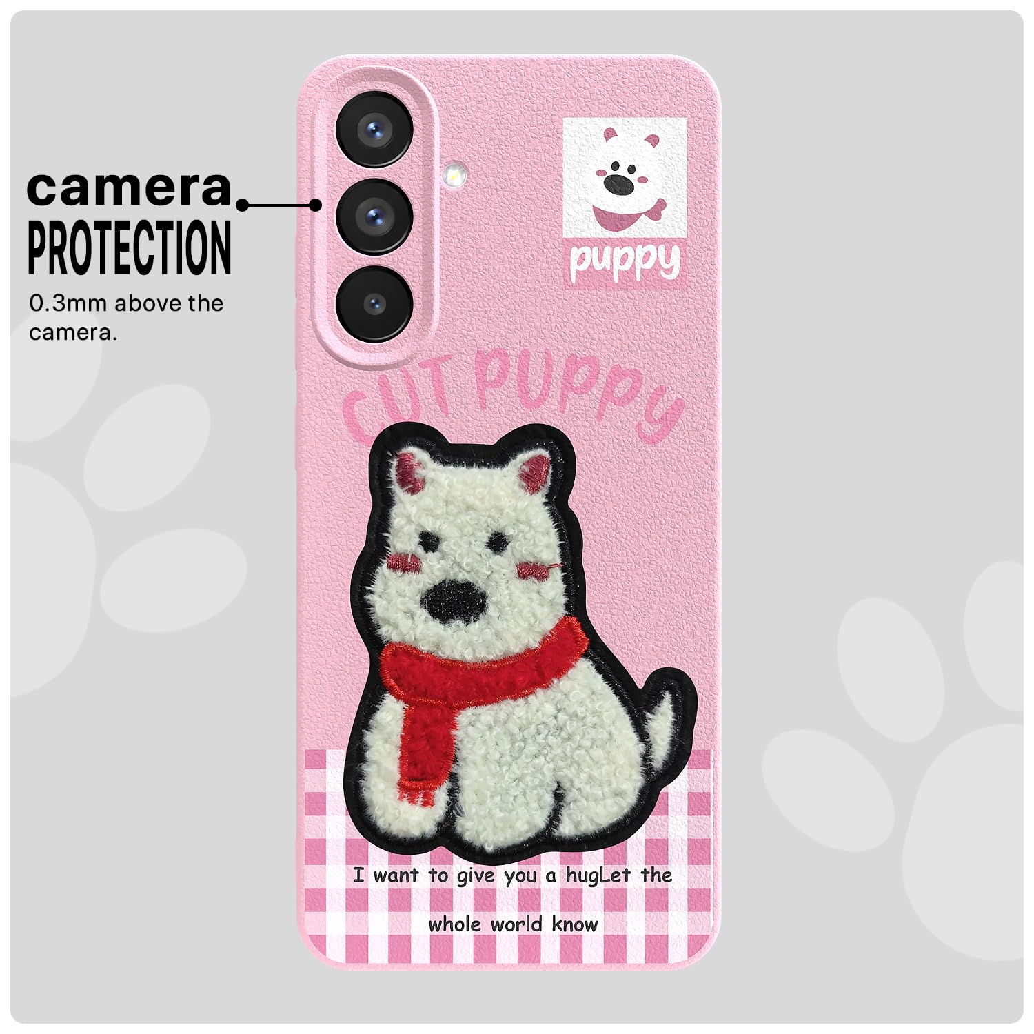 Pink Plush Patch mobile cover for Samsung A36 5G – Pikkme – photo 6
