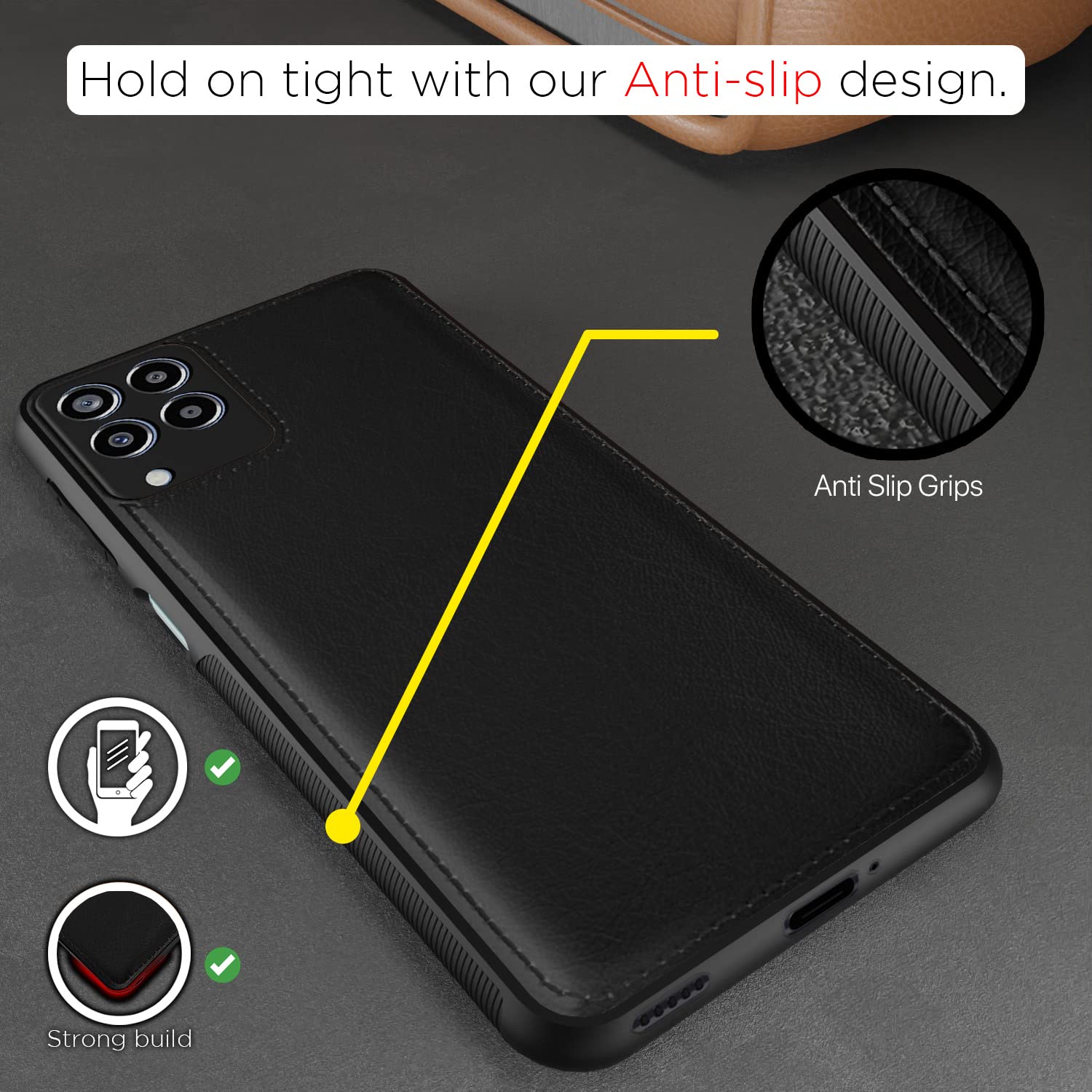 Pikkme black phone cover for Samsung M53 5G – photo 5