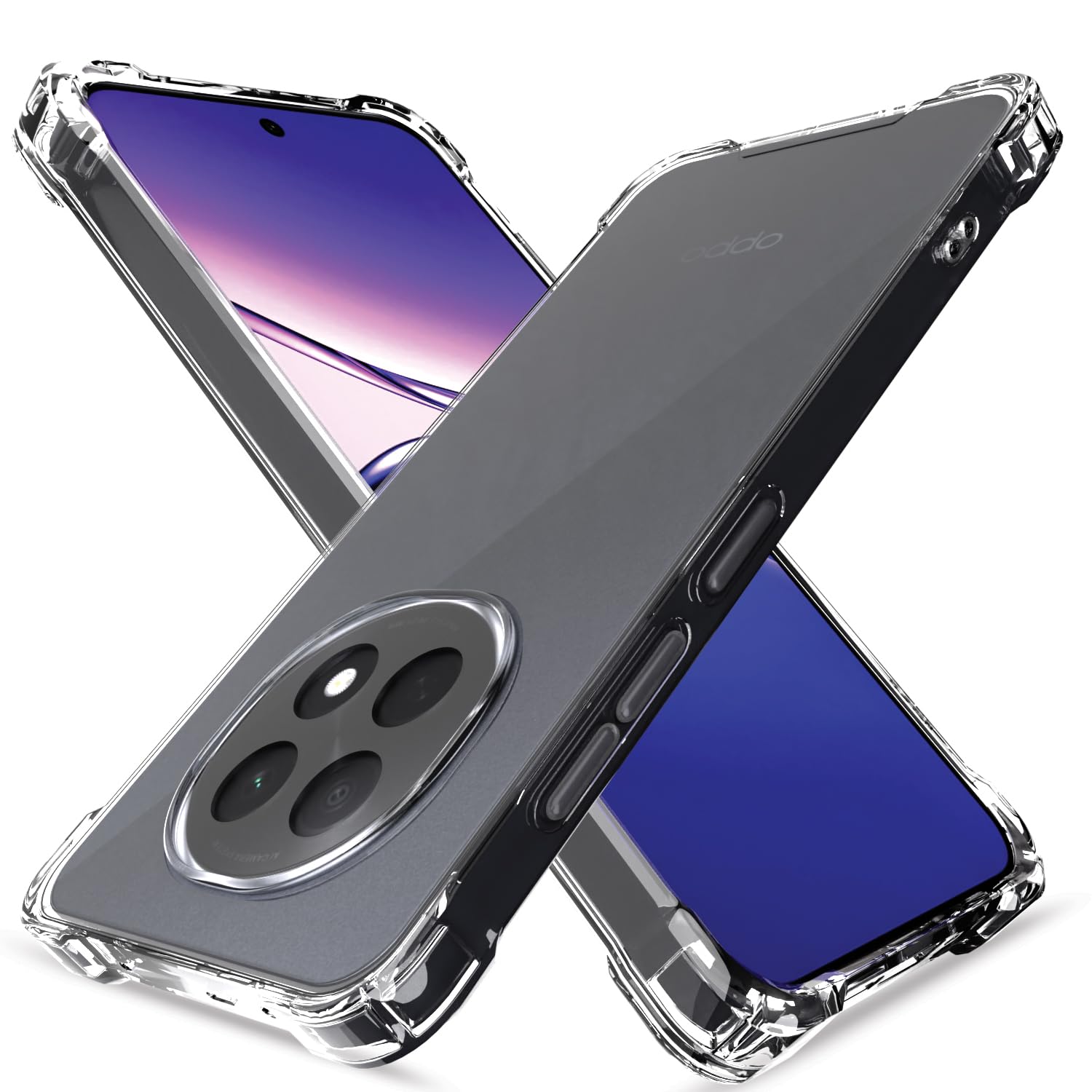 Pikkme Oppo F29 Pro 5G PC + TPU Clear Transparent Back Cover - Transparent