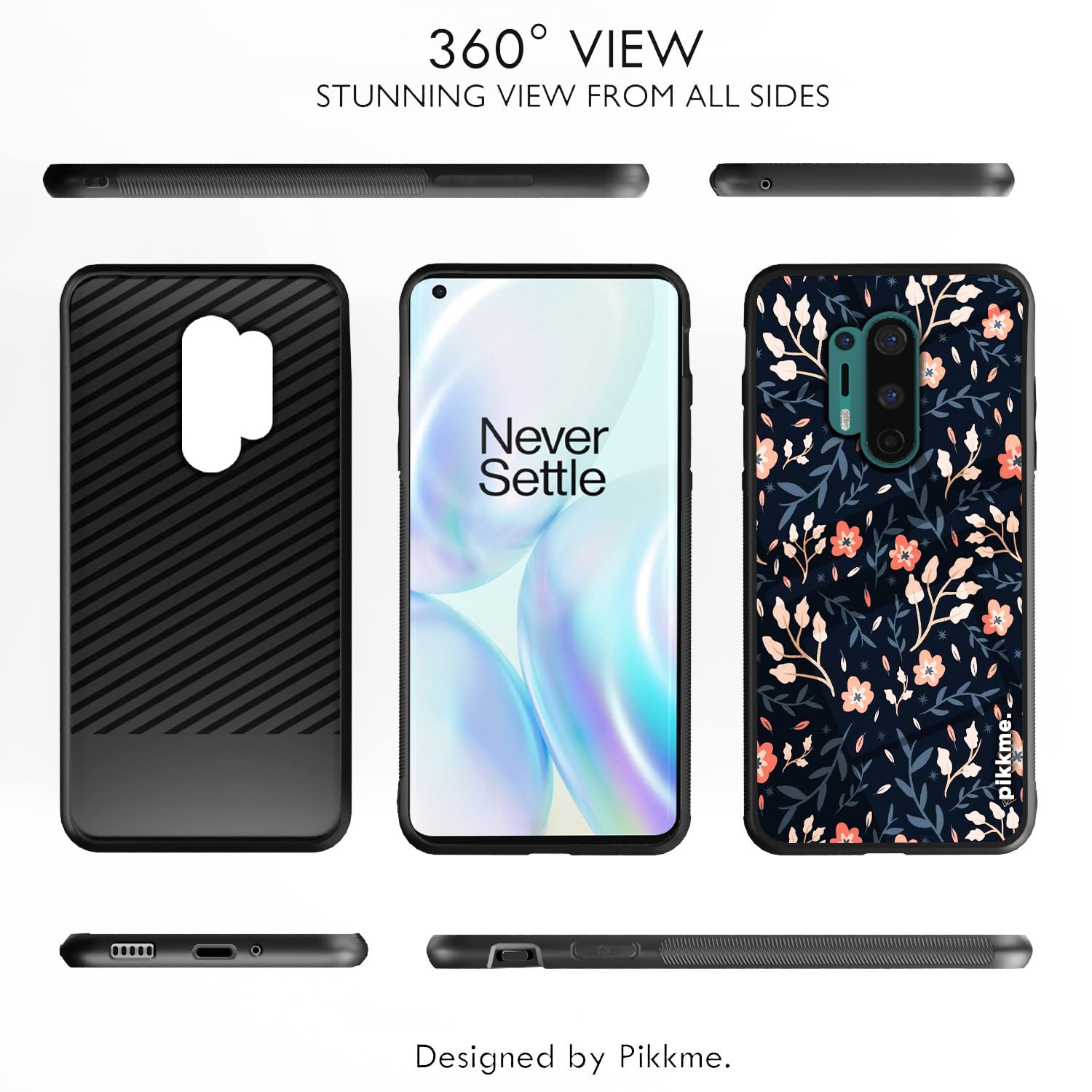 Pikkme OnePlus 8 Pro Flower back cover – photo 2