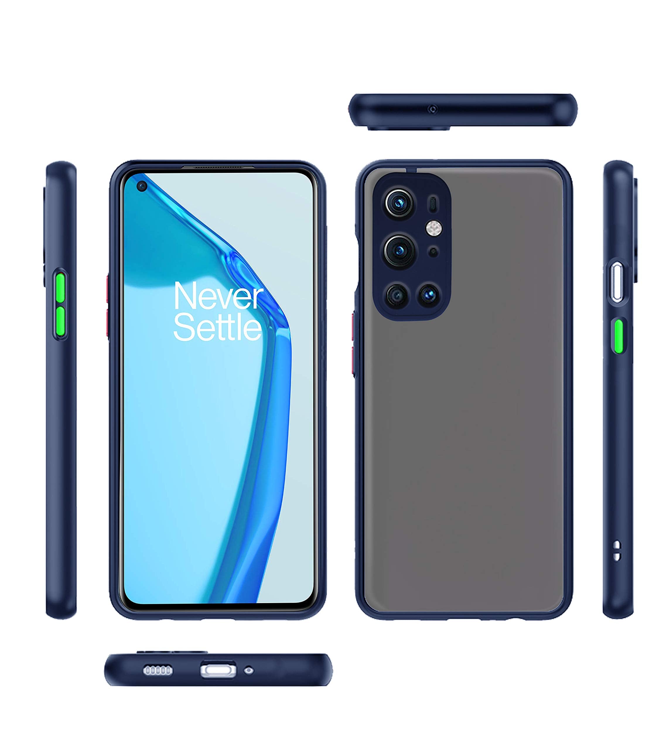 OnePlus 9 Pro mobile back cover in blue by Pikkme – photo 2