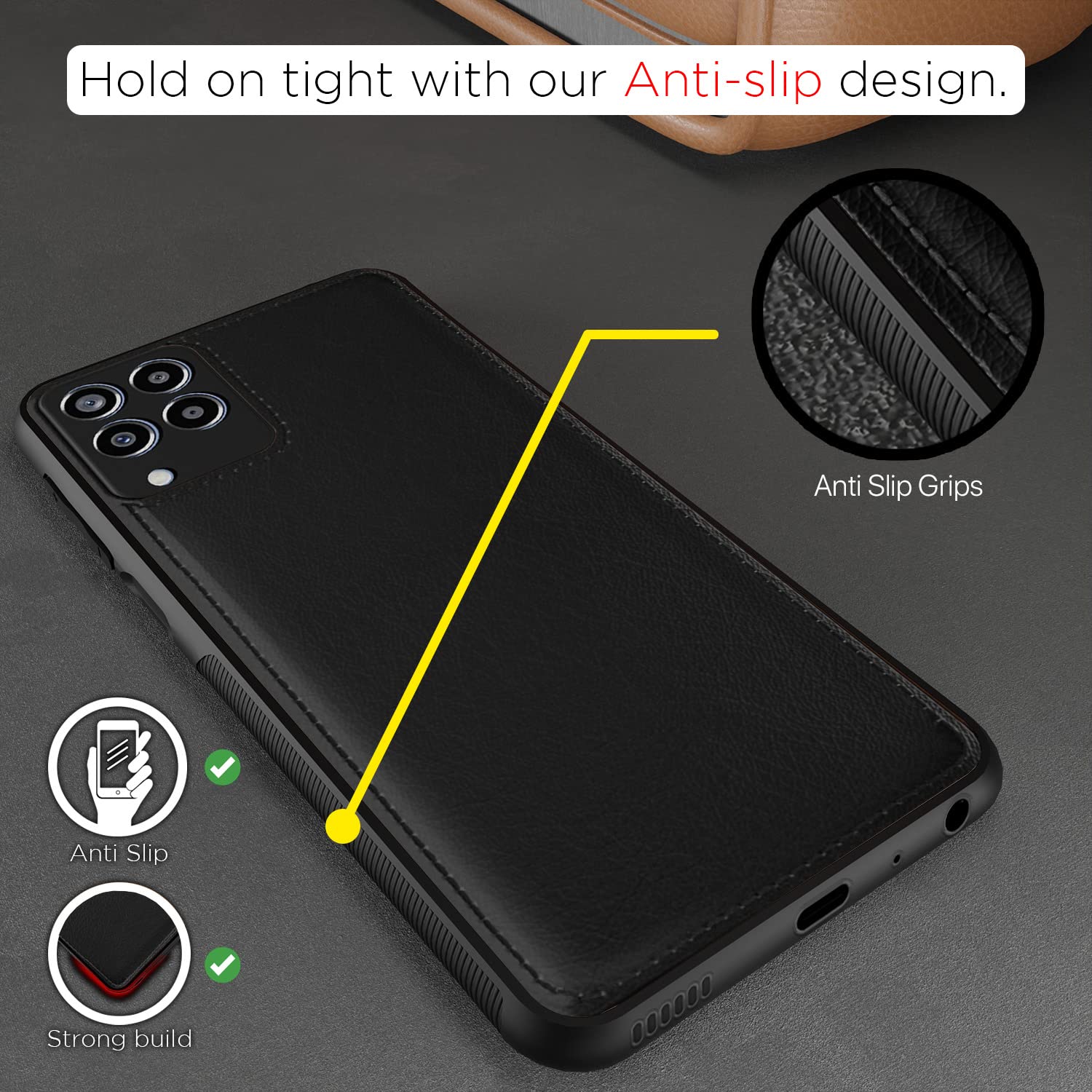 Black mobile cover for Samsung M33 5G – Pikkme – photo 5