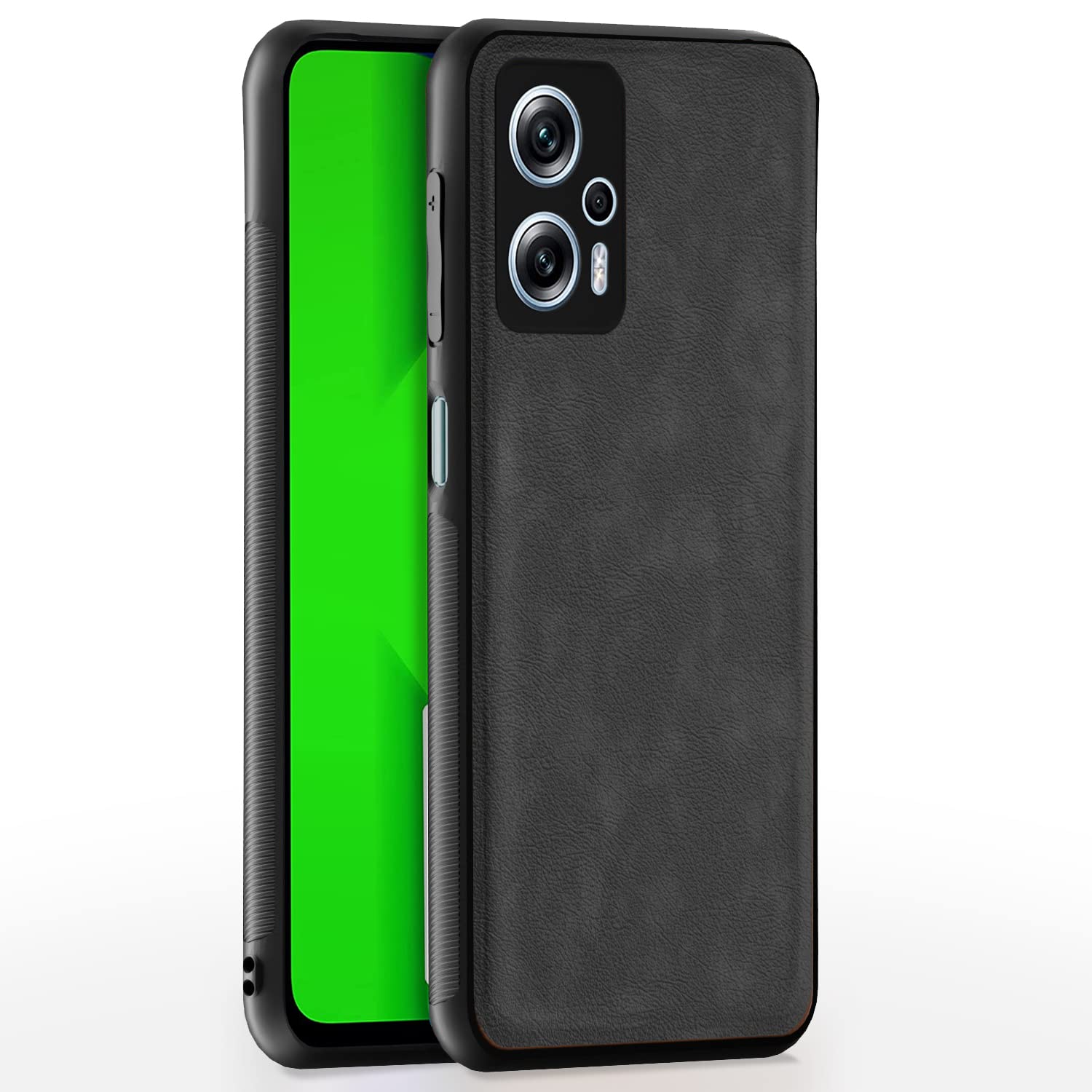 Pikkme Redmi K50i 5G Leather grey mobile back cover