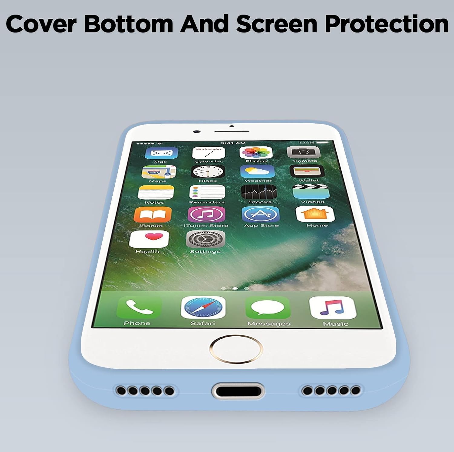 Pikkme iPhone 6 / 6S Super Soft Silicone Back Cover (Lilac)
