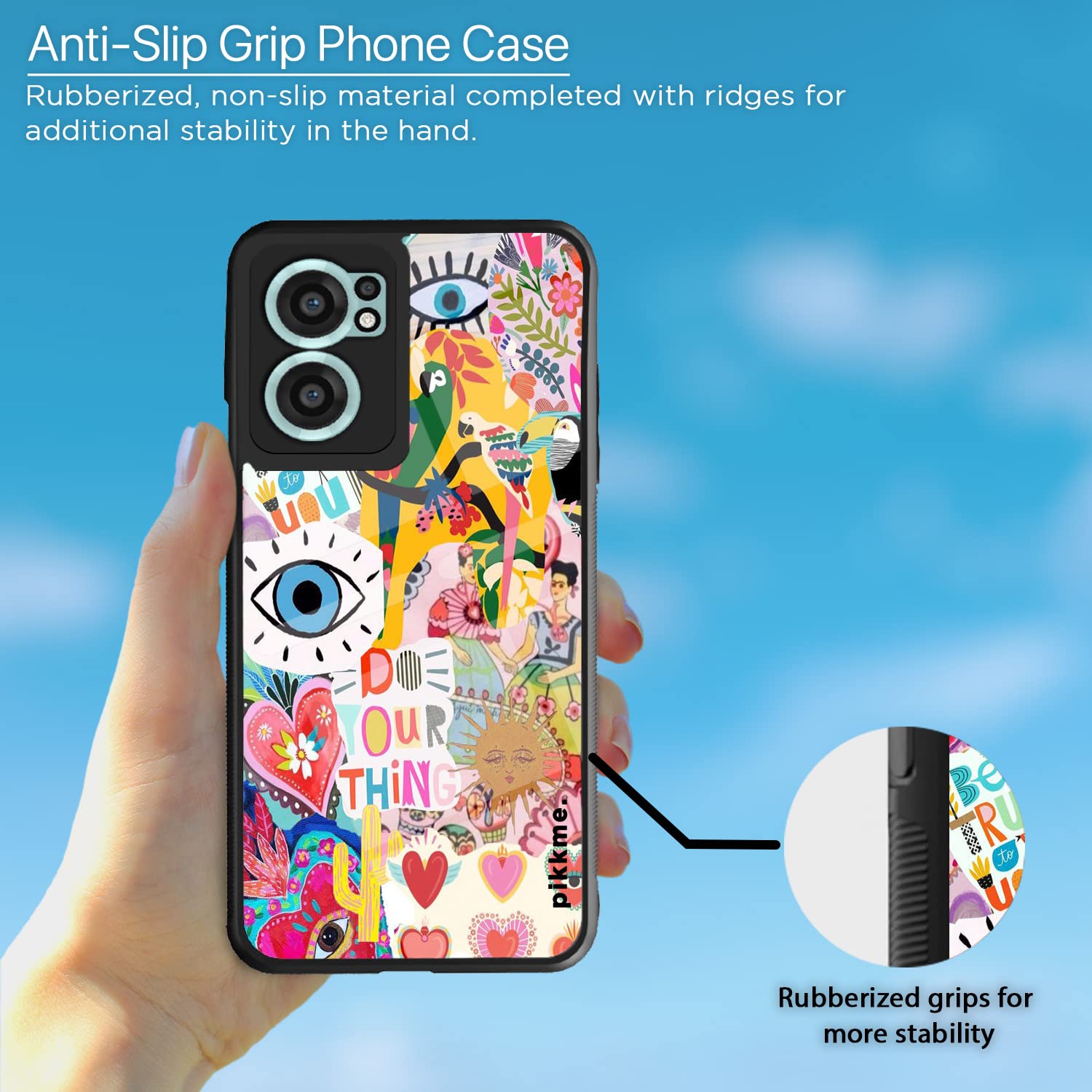 Pikkme Flower mobile cover for OnePlus Nord CE 2 5G – photo 5