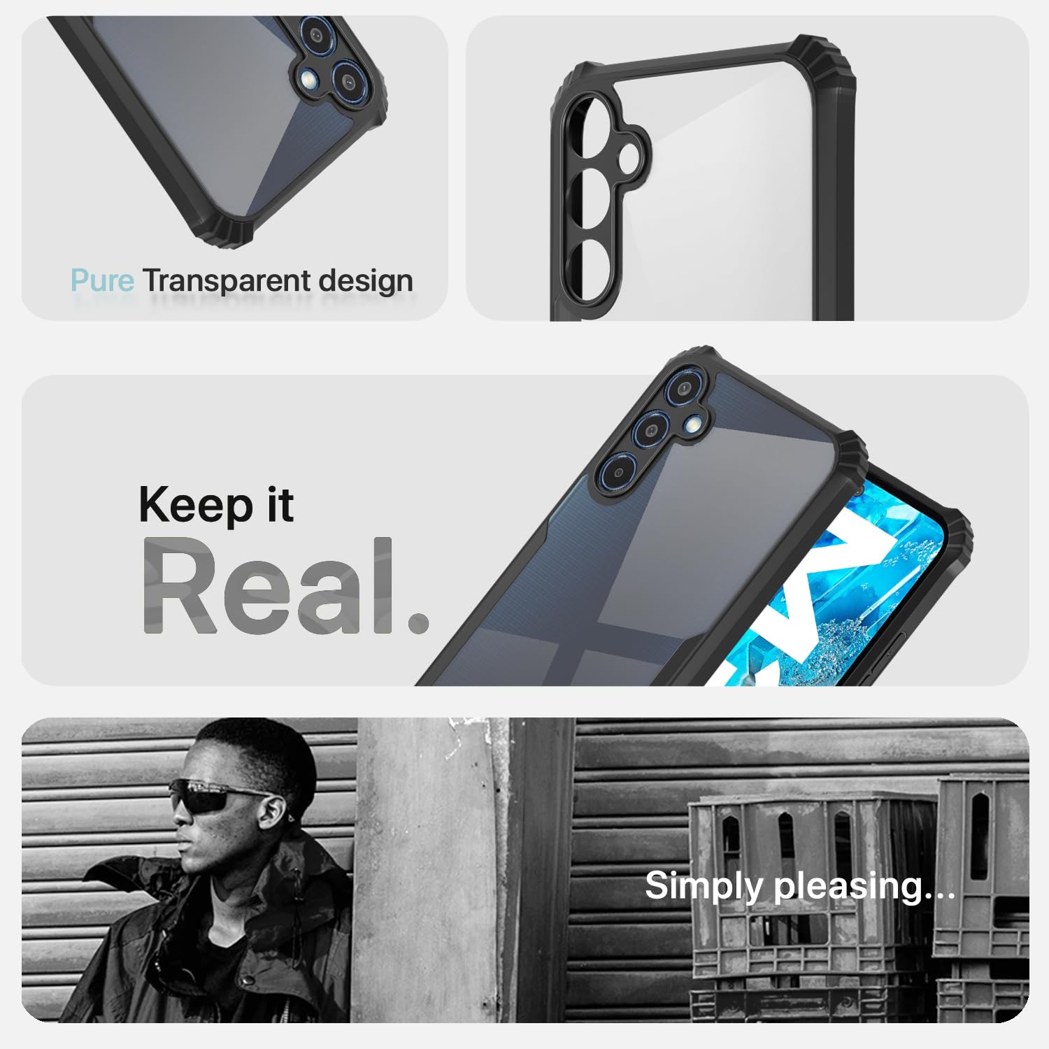 Pikkme Samsung M35 5G black phone cover – photo 3
