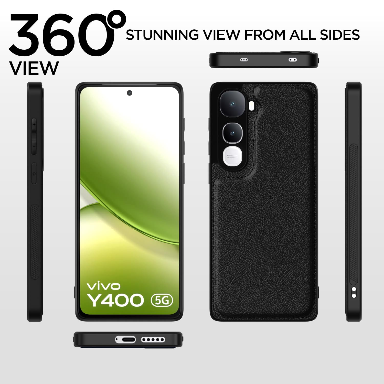 Pikkme black mobile cover for Vivo Y400 5G – photo 4