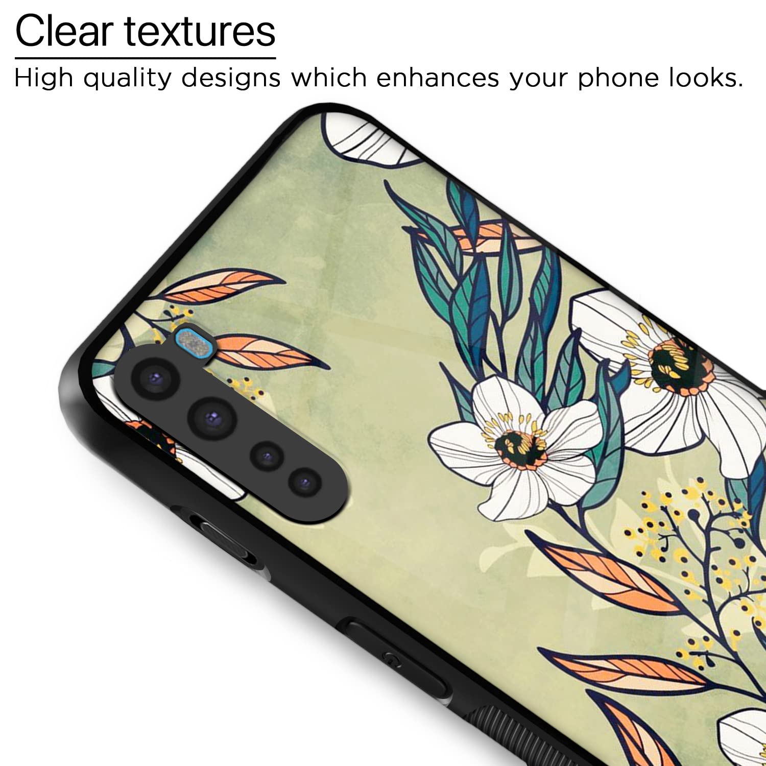 Pikkme Flower back cover for OnePlus Nord – photo 4