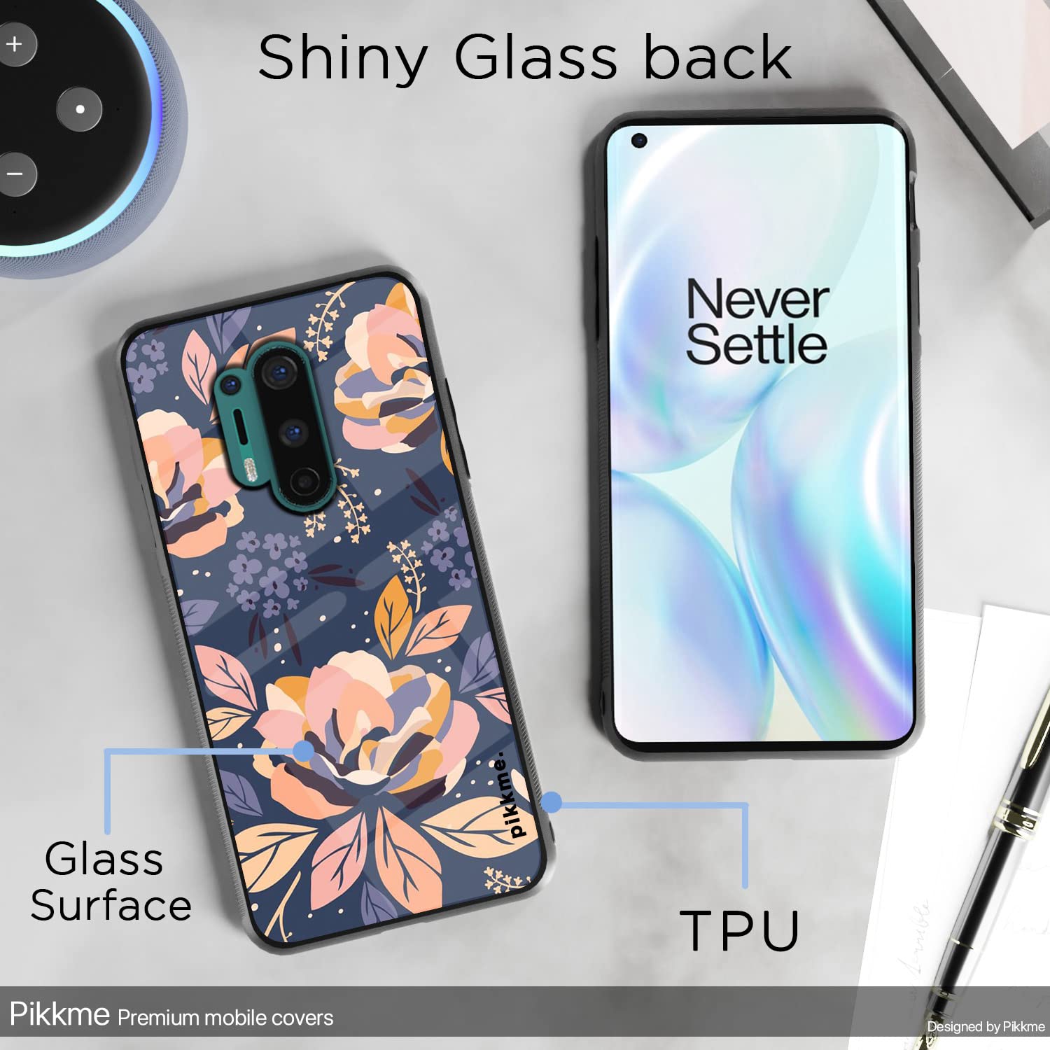 Pikkme OnePlus 8 Pro Flower mobile back cover – photo 3