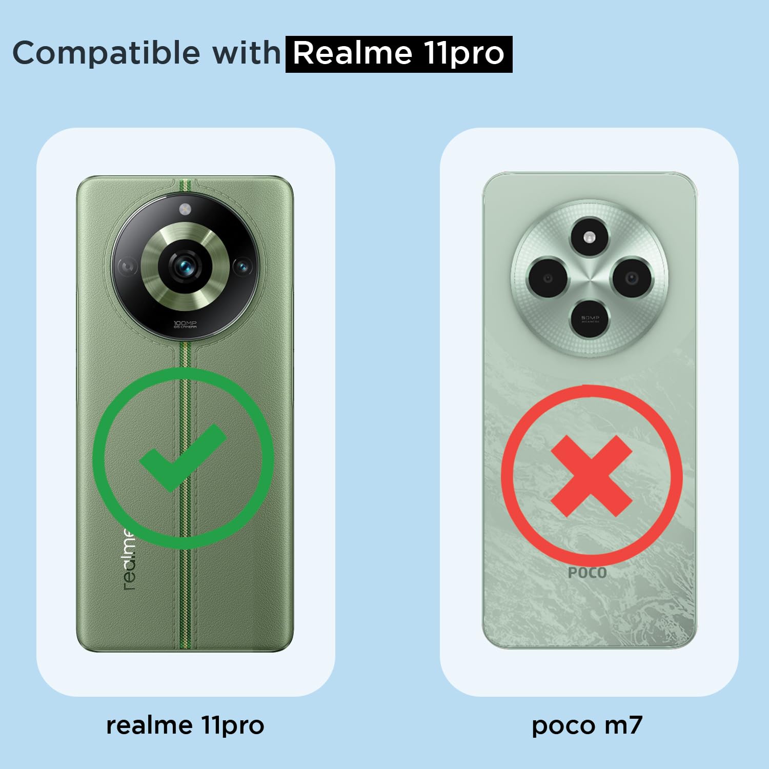 Pikkme Realme 11 Pro/11 Pro Plus 5G/Narzo 60 Pro 5G transparent mag-safe phone cover – photo 4