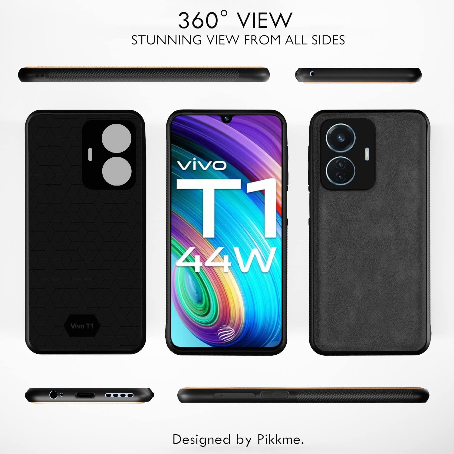 Pikkme grey mobile cover for Vivo T1 44W/iQOO Z6 44W – photo 3