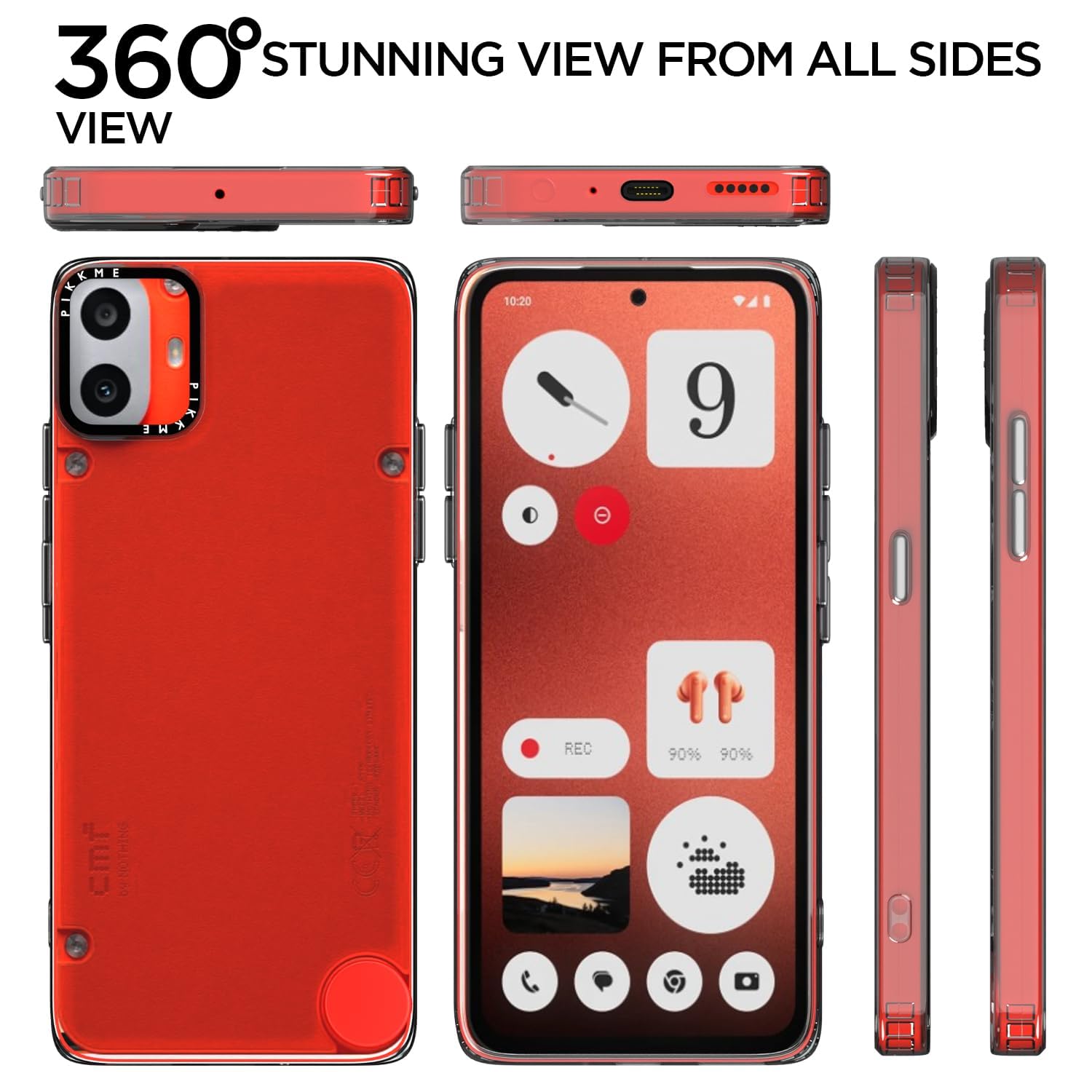 Pikkme CMF Phone 1 Hybrid transparent back cover – photo 3