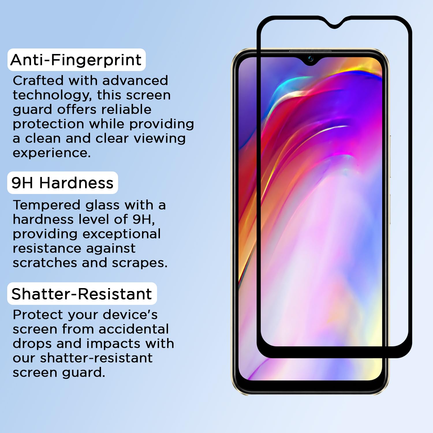Pikkme screen protector for Vivo Y16 – photo 7