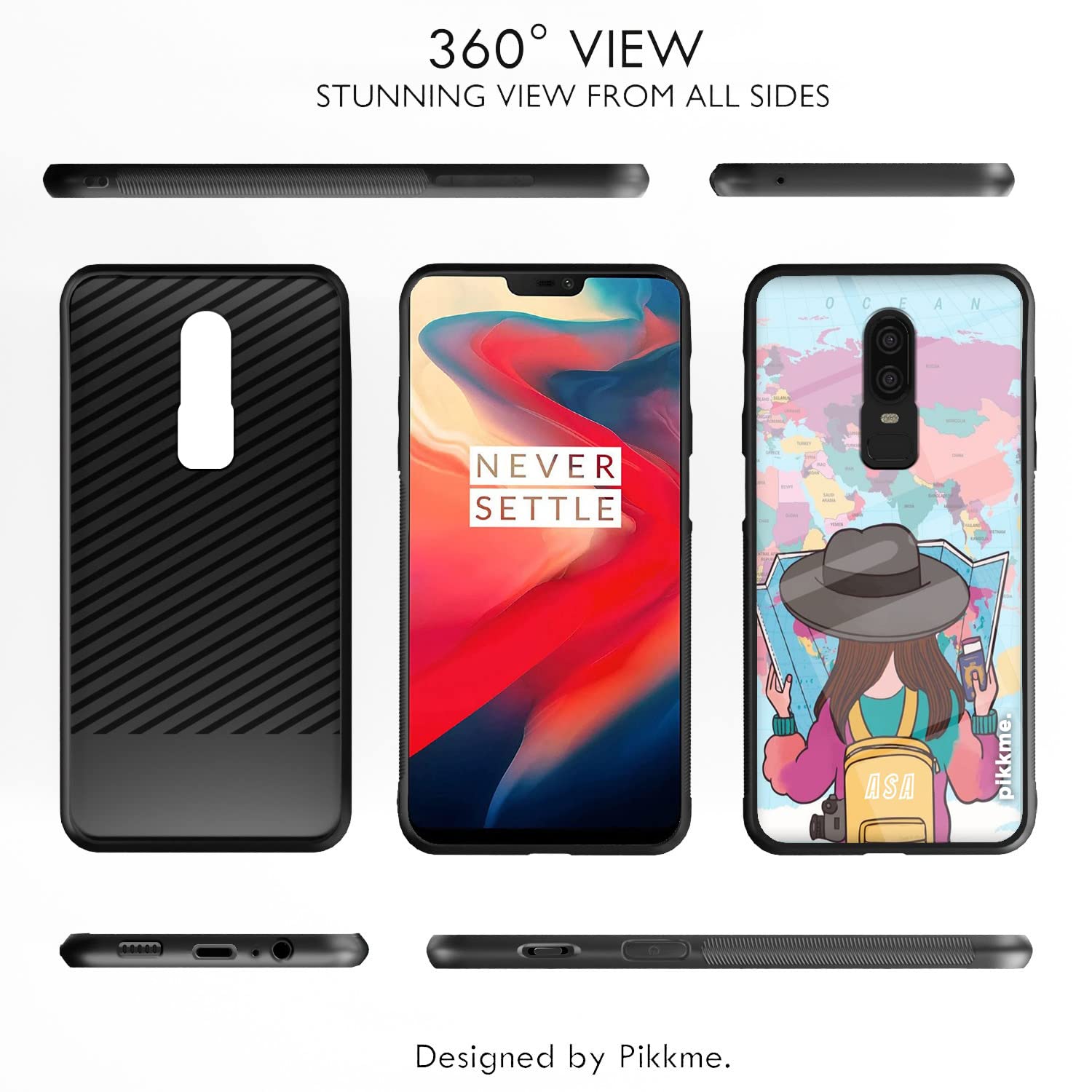 OnePlus 6 Hybrid mobile back cover by Pikkme – photo 2