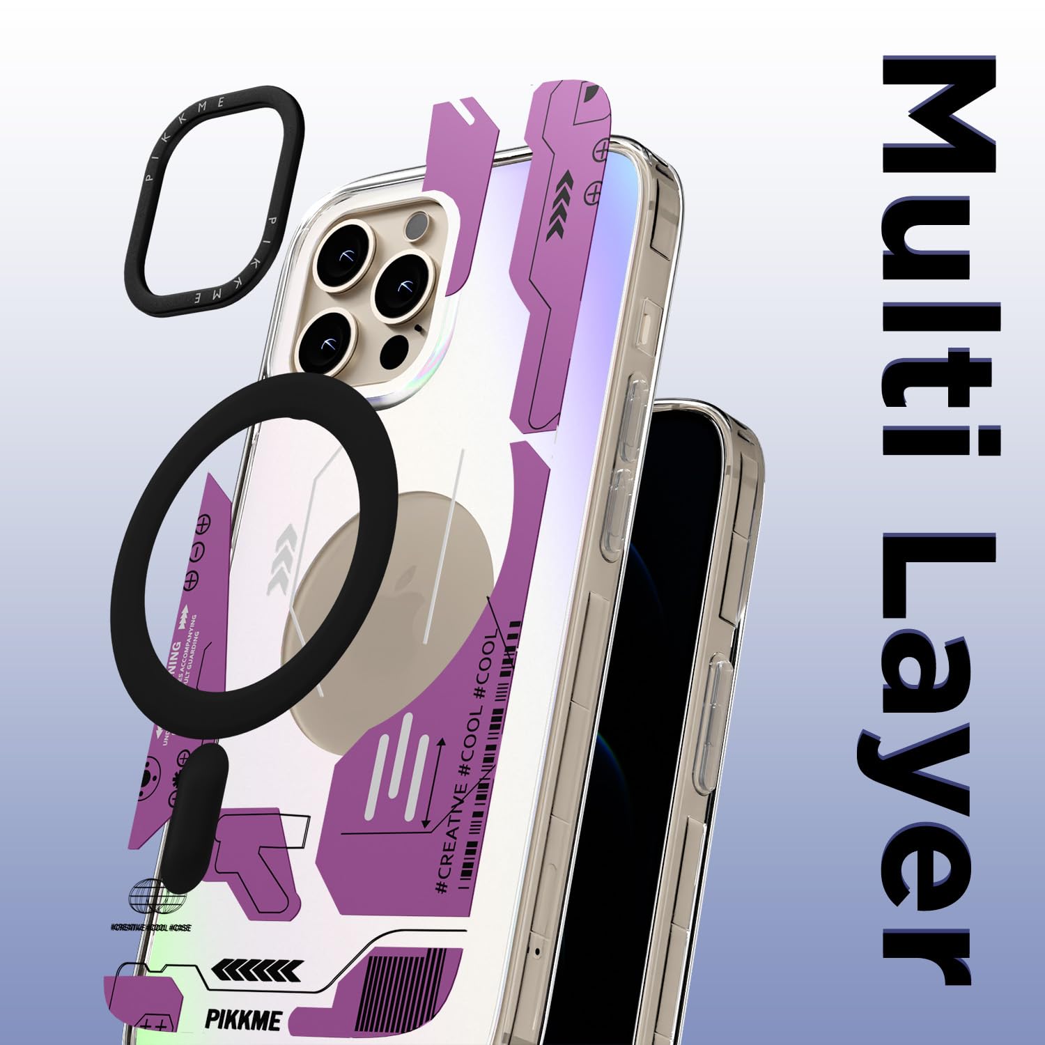 iPhone 12 Pro Max back cover in pink by Pikkme – photo 5