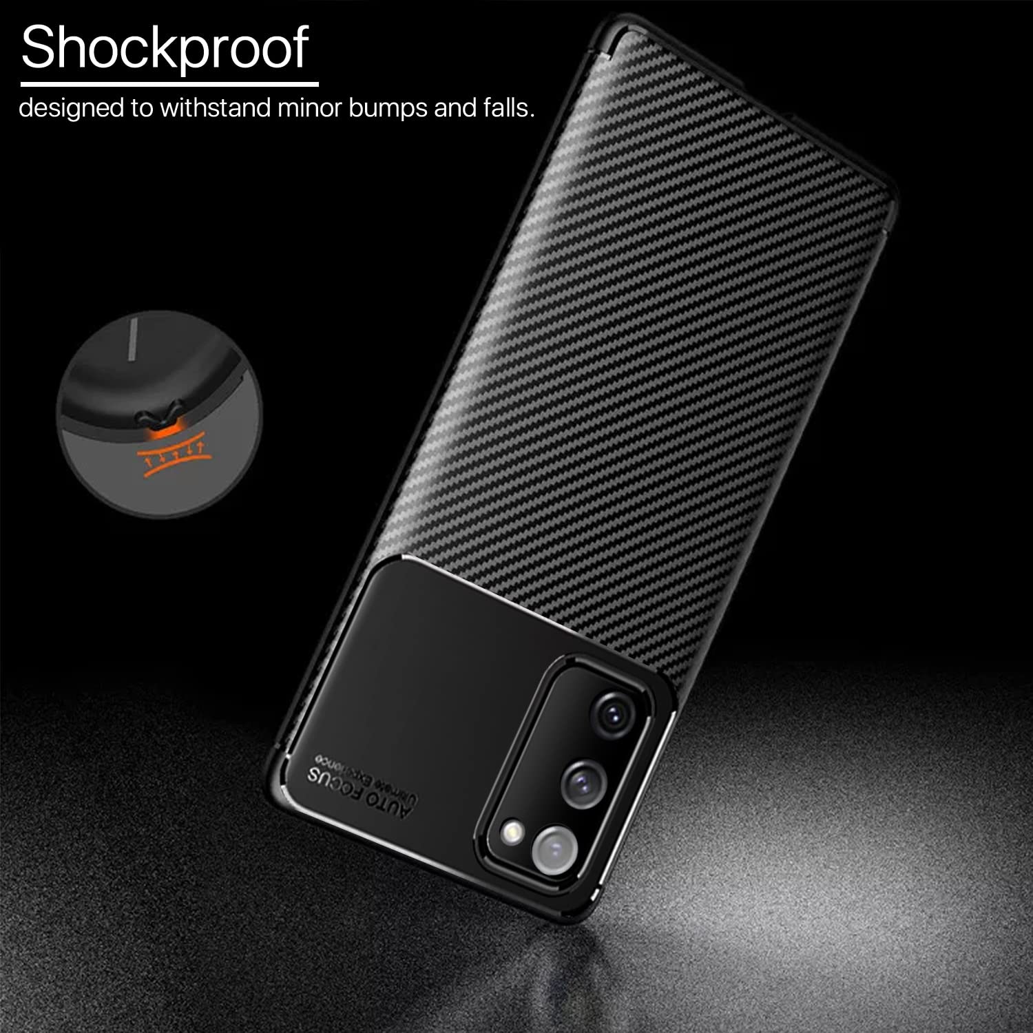 Samsung S20 FE 5G mobile cover in black by Pikkme – photo 4