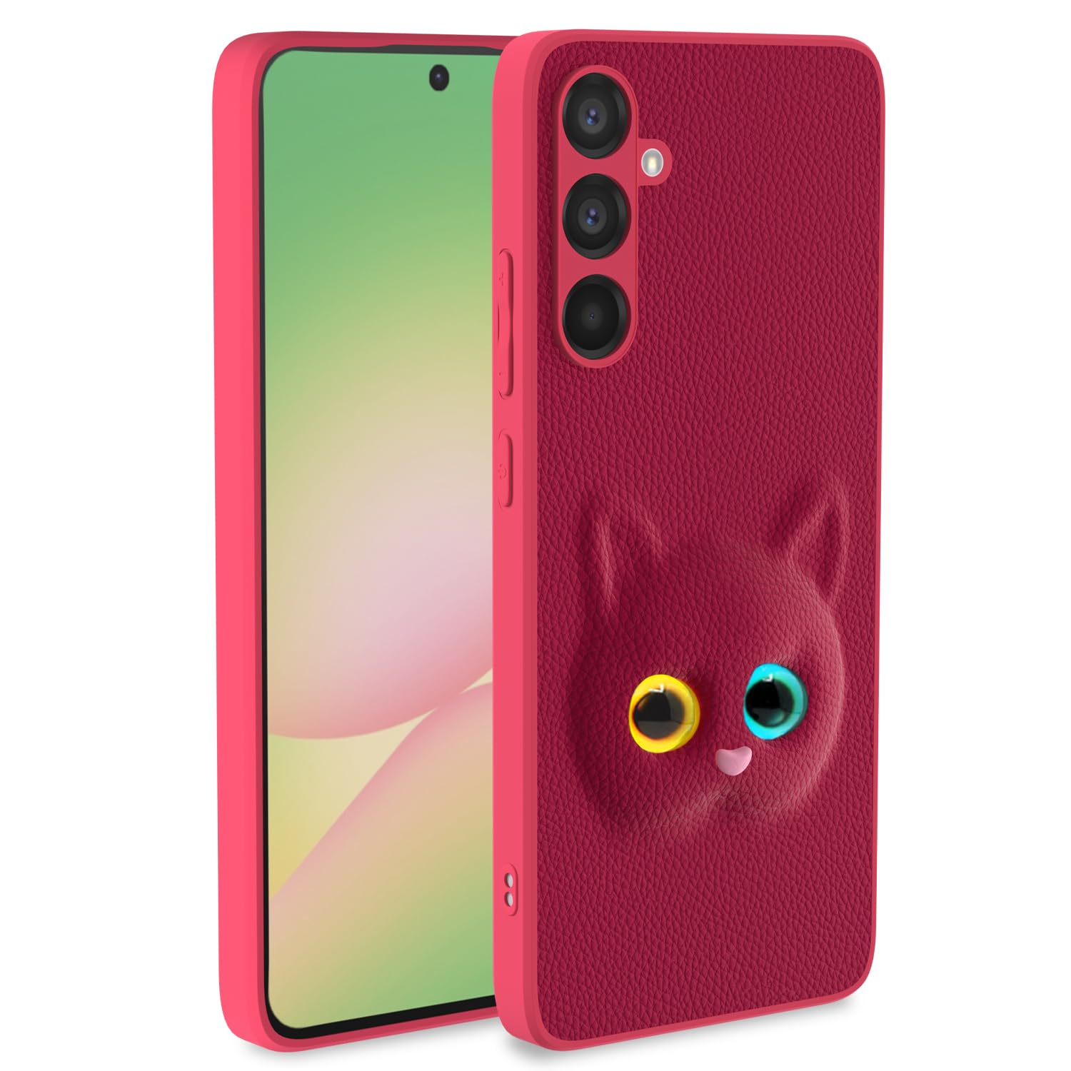 Pikkme Samsung Galaxy A56 5G Kitty Back Cover - Pink