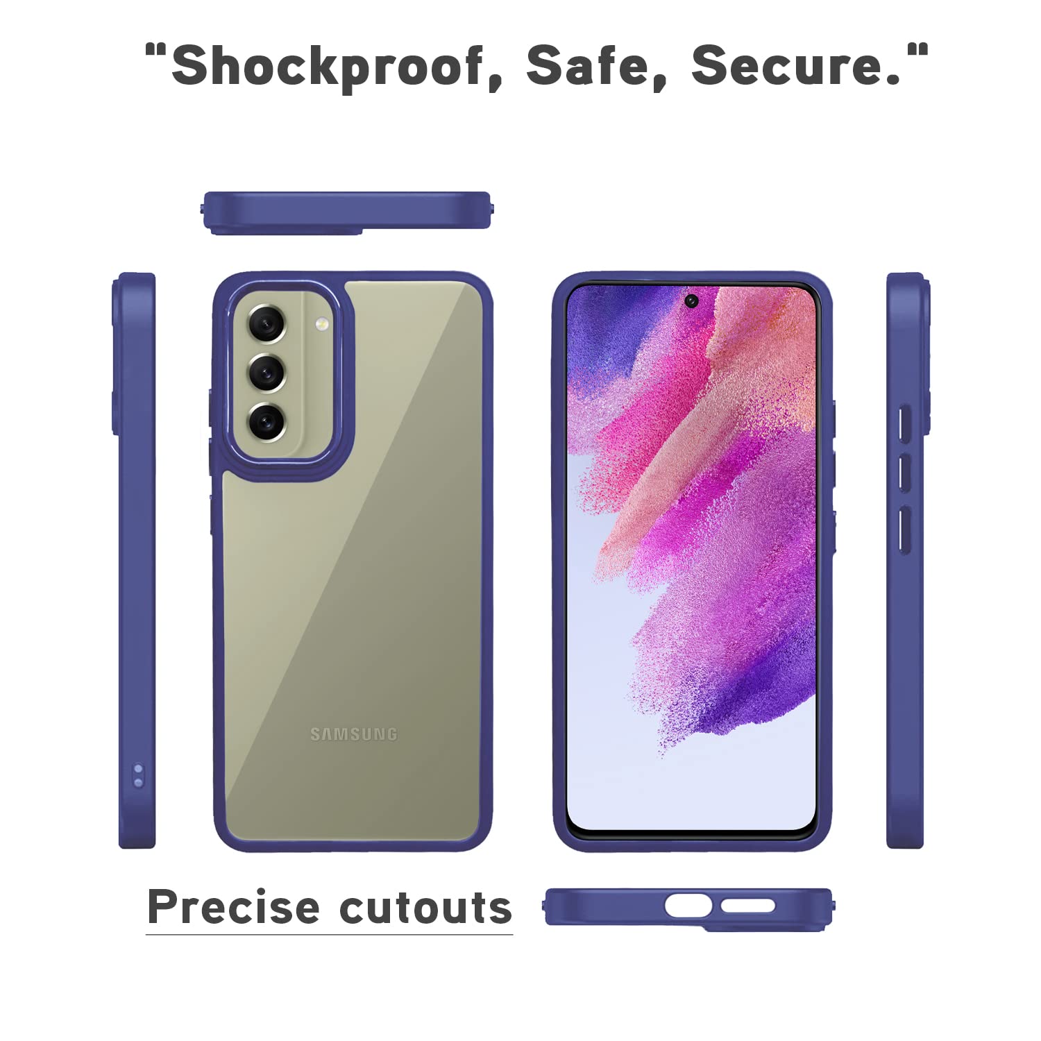 Pikkme Samsung S21 FE Chrome purple mobile cover – photo 3