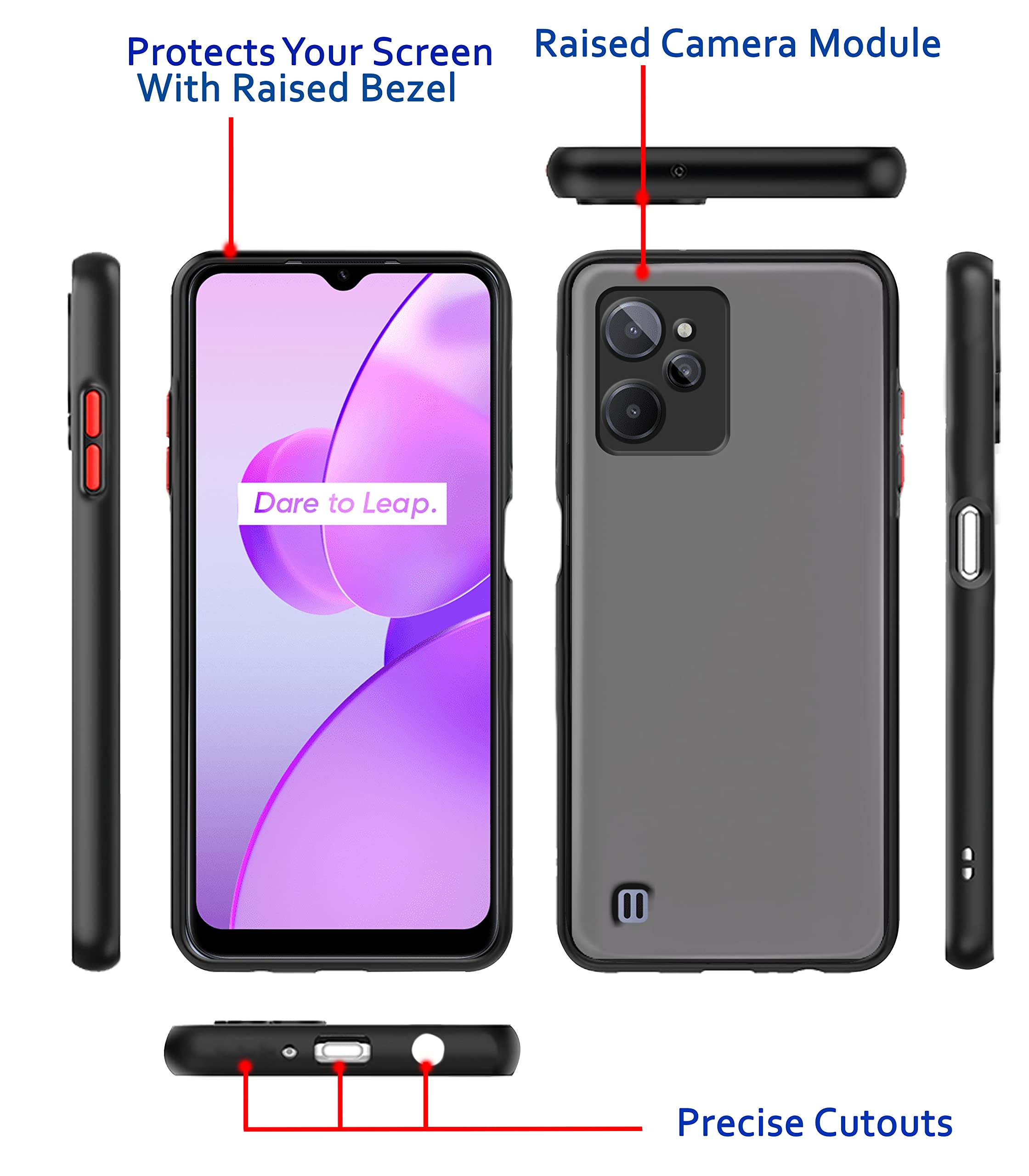 Pikkme Realme C31 black phone cover – photo 2