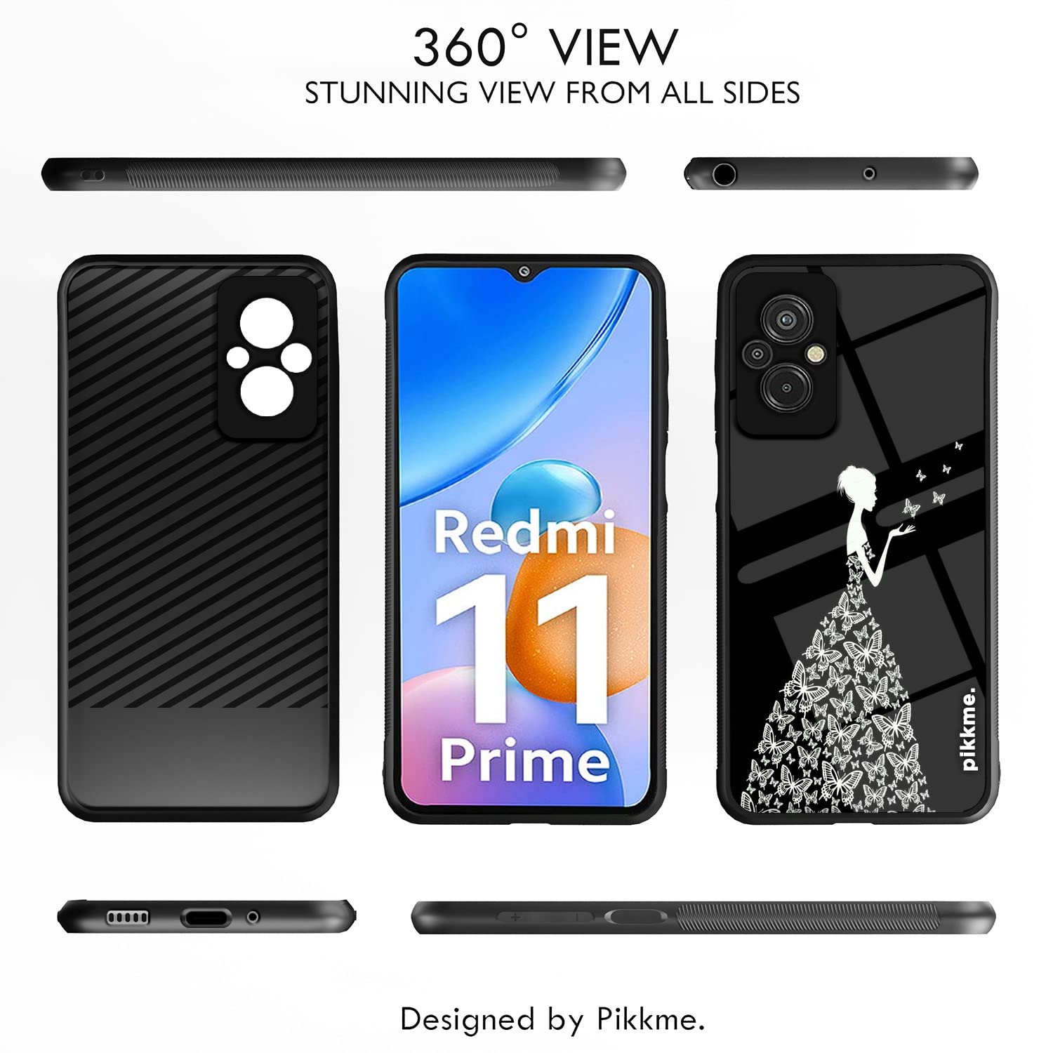 Pikkme Hybrid mobile back cover for Redmi 11 Prime 4G – photo 2