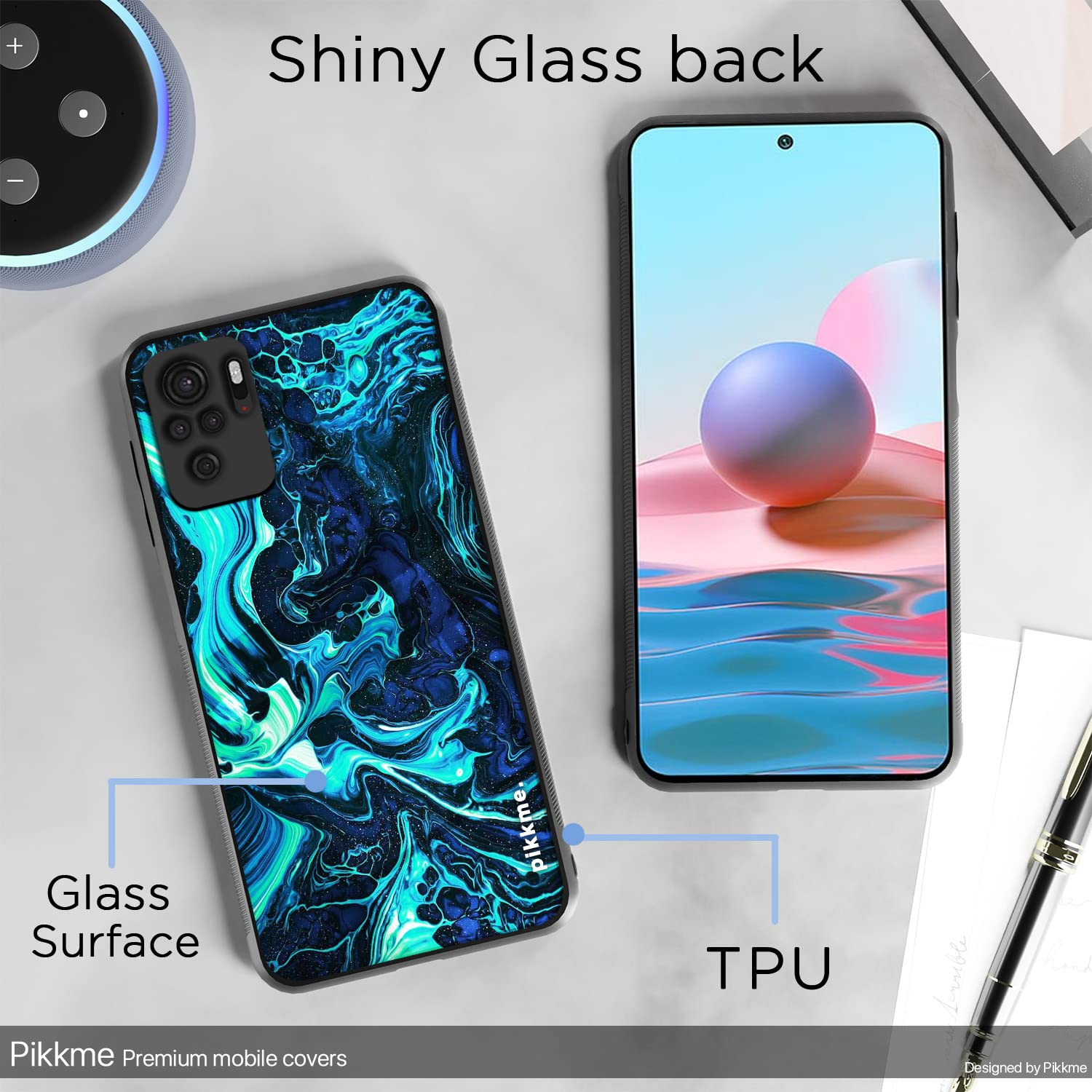 Redmi Note 10/Note 10s Hybrid back cover by Pikkme – photo 3
