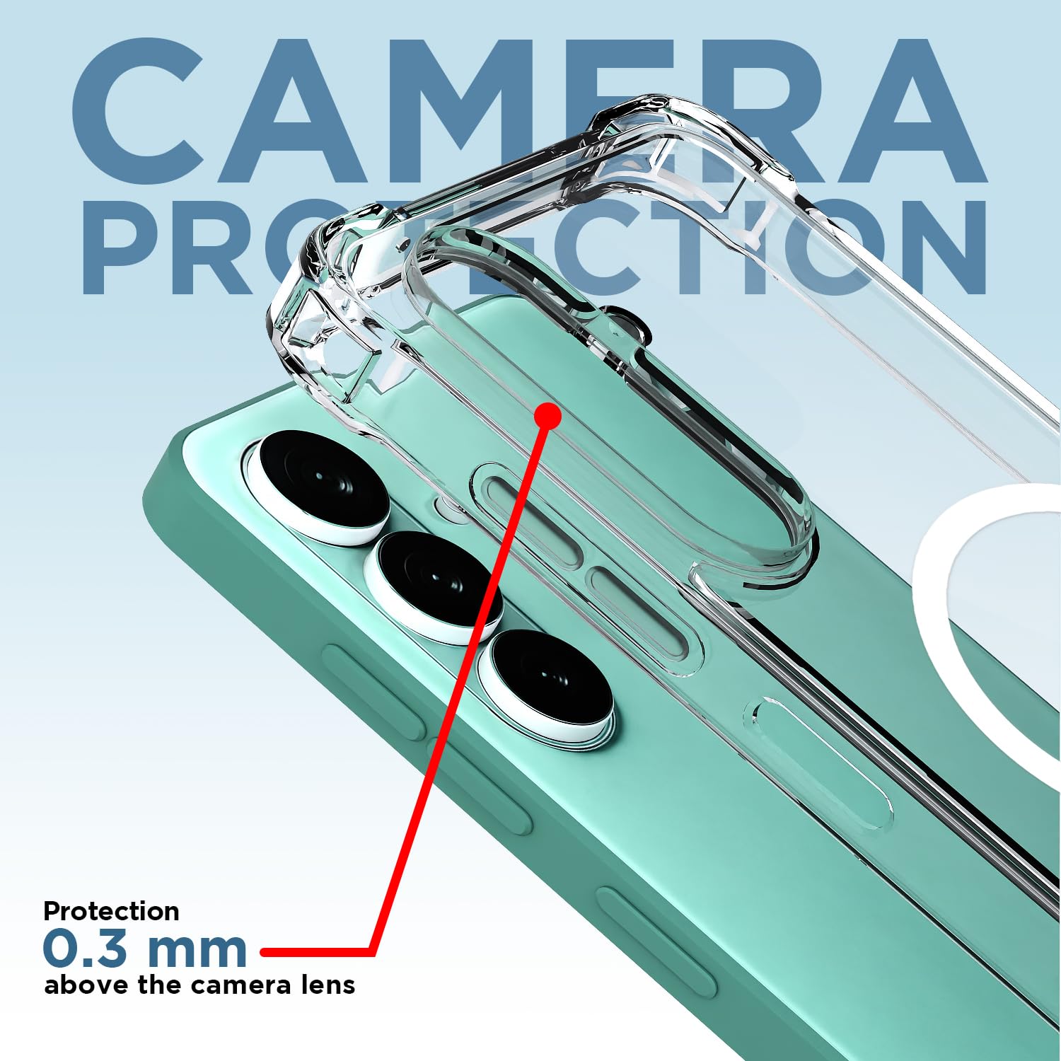 Pikkme transparent mag-safe MagSafe back cover for Samsung M47/A27 5G – photo 5