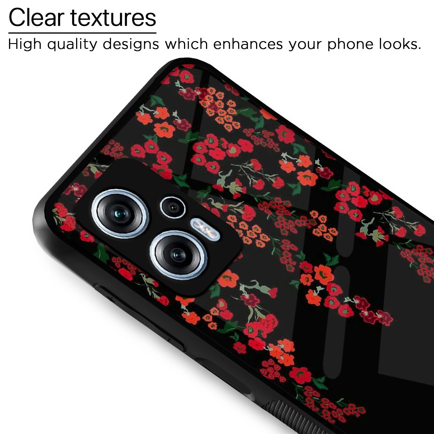 Redmi K50i 5G Flower back cover by Pikkme – photo 4