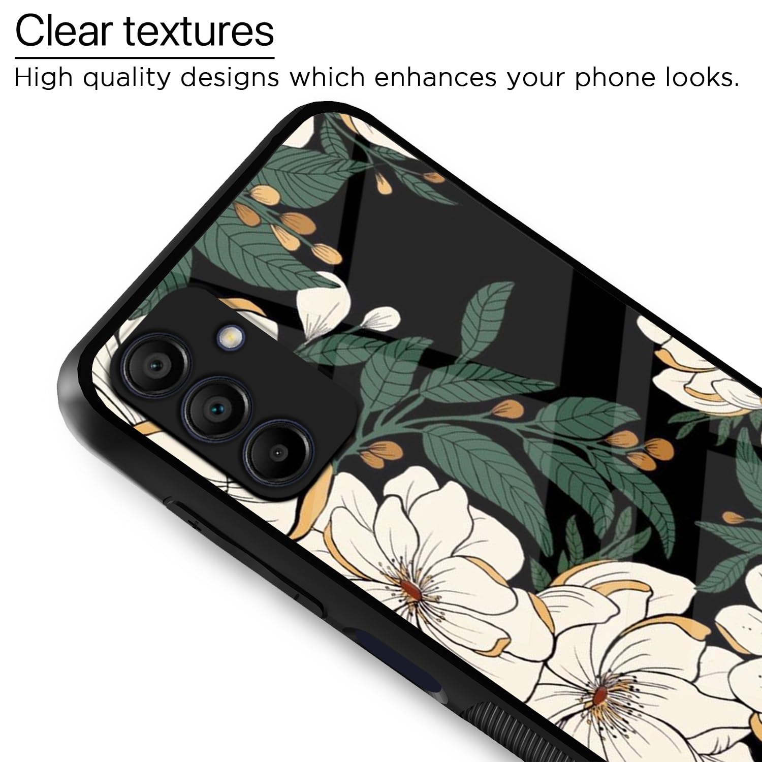 Pikkme Samsung A15 5G Flower mobile back cover – photo 4