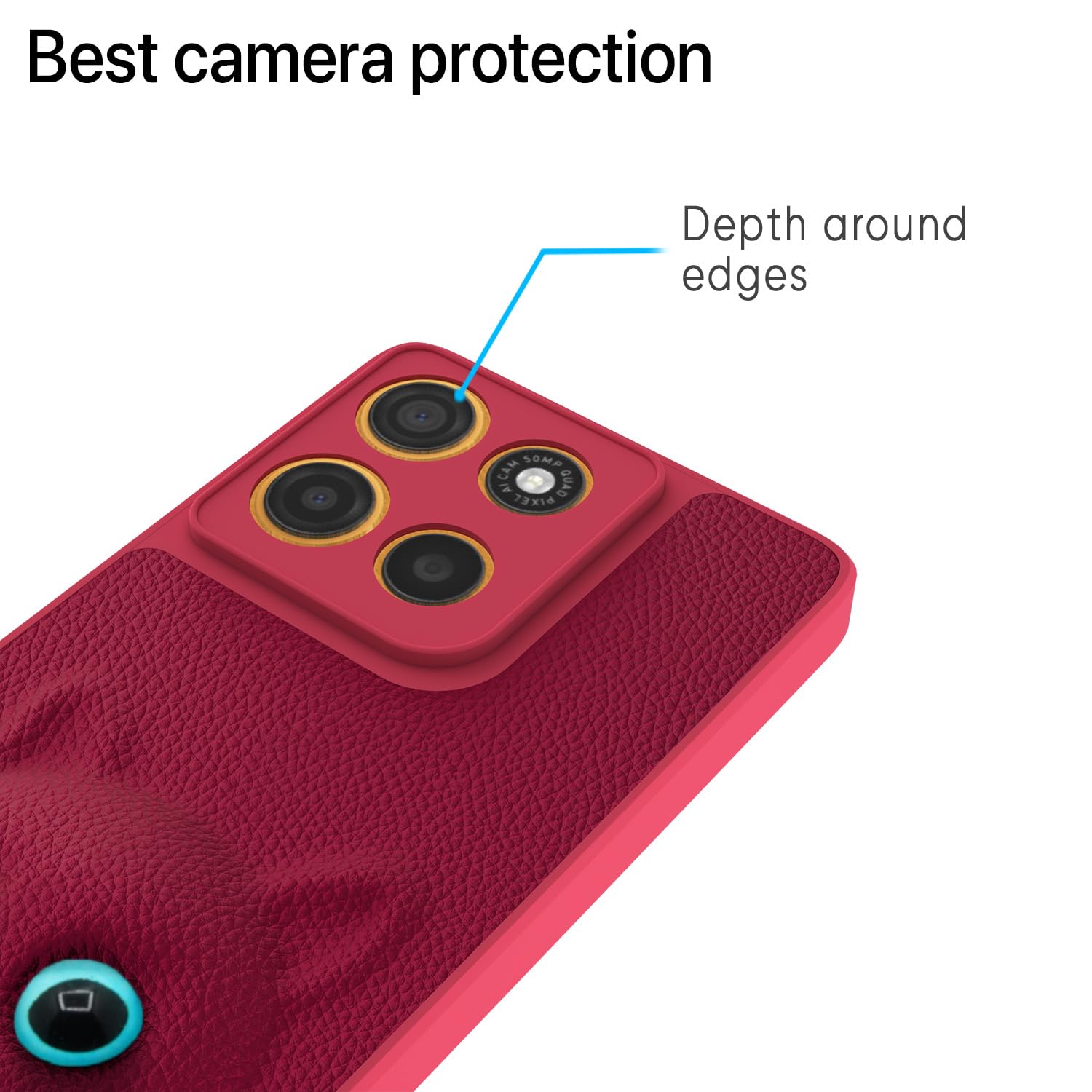 Moto G15 mobile cover in pink by Pikkme – photo 5