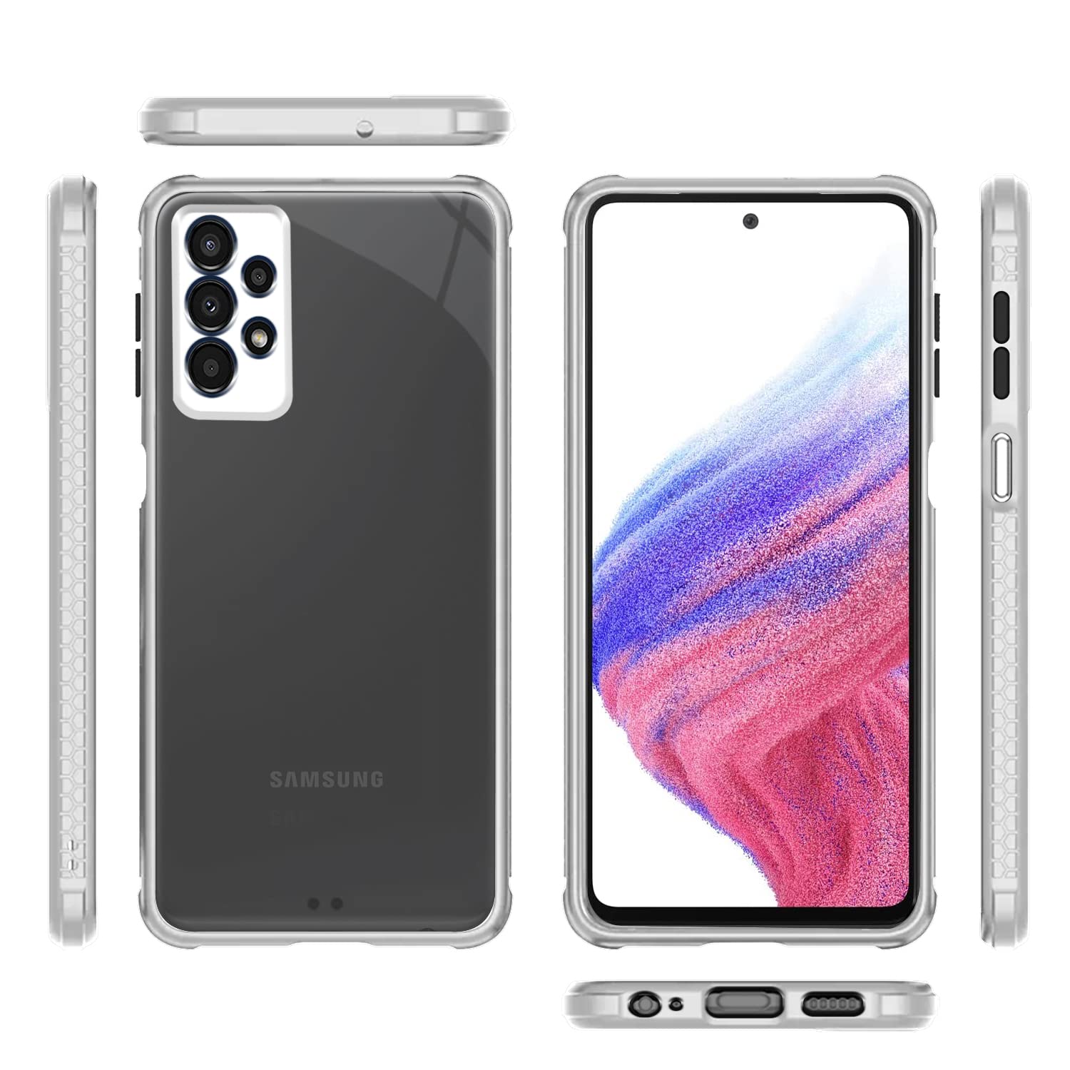 Samsung A53 5G back cover in white by Pikkme – photo 3