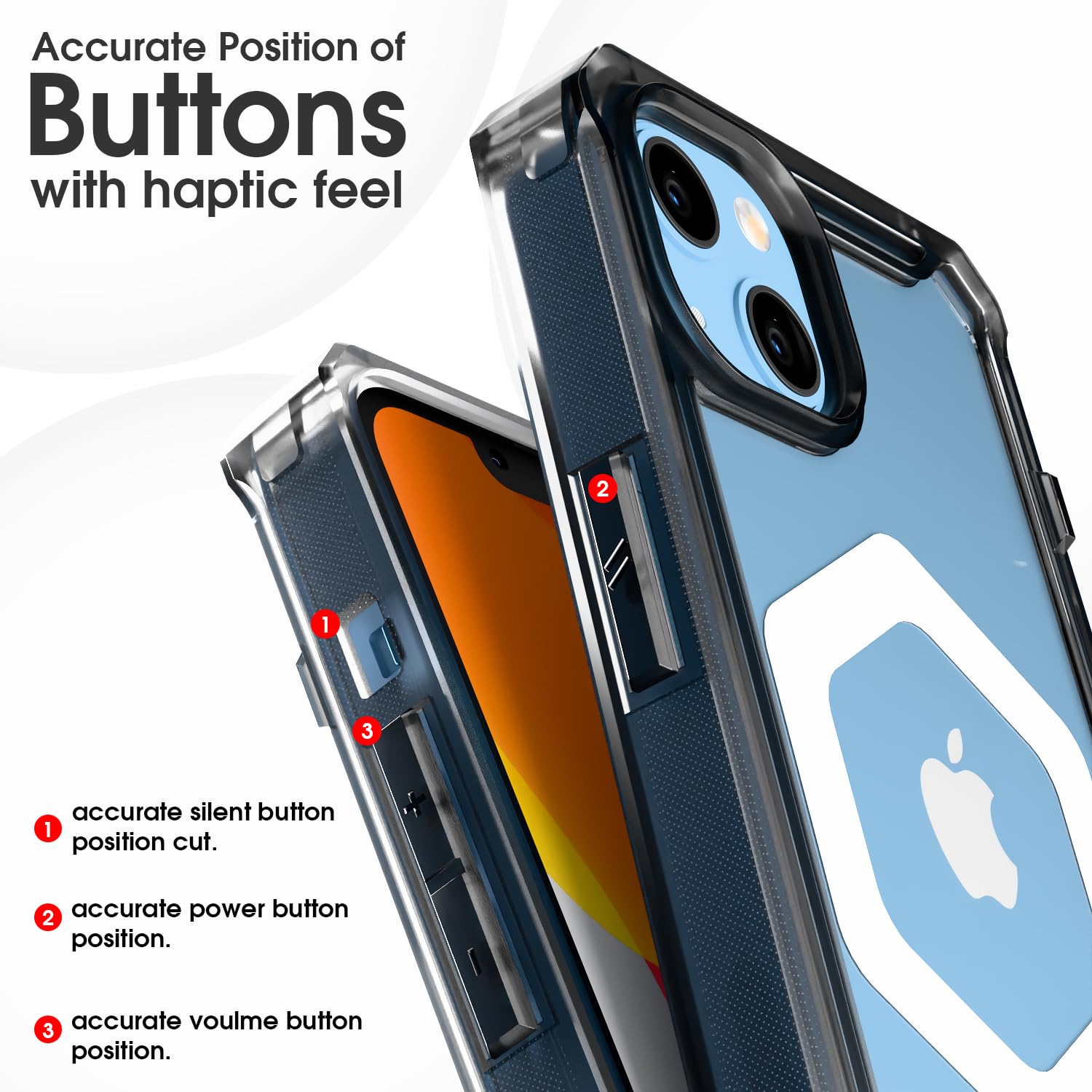 Pikkme black mag-safe back cover for iPhone 13/14 – photo 5
