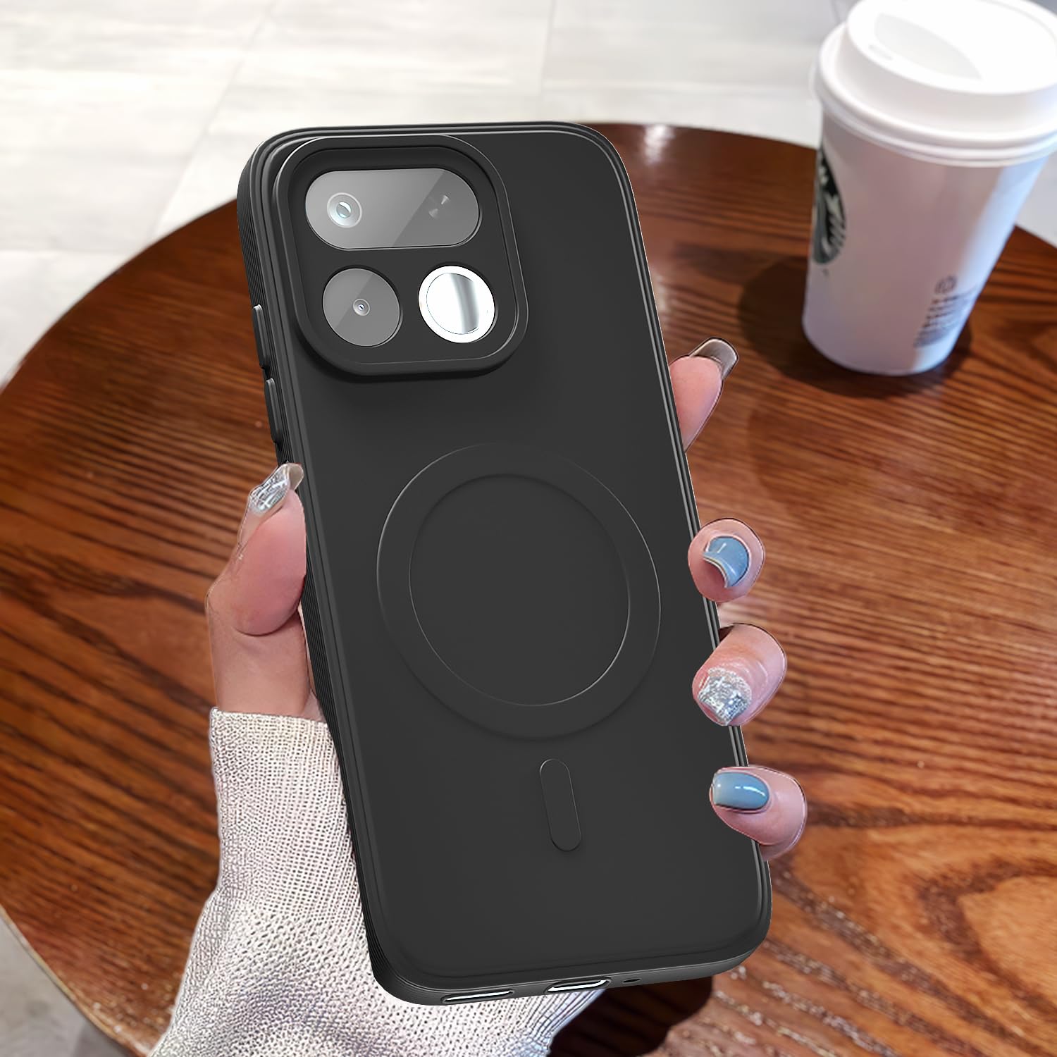 Realme 16T 5G mobile back cover in black by Pikkme – photo 7